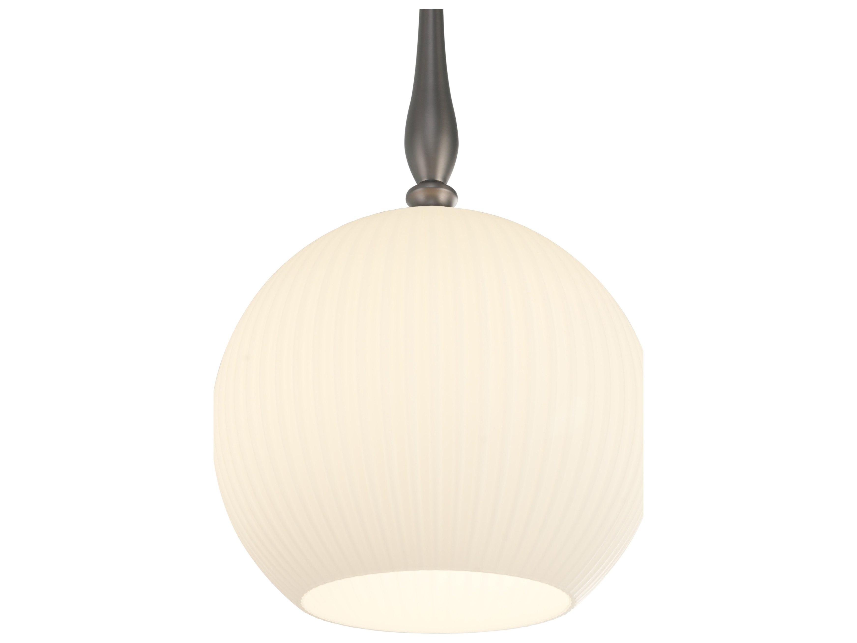 Artcraft Kate 1-Light Graphite Gray Dome Pendant