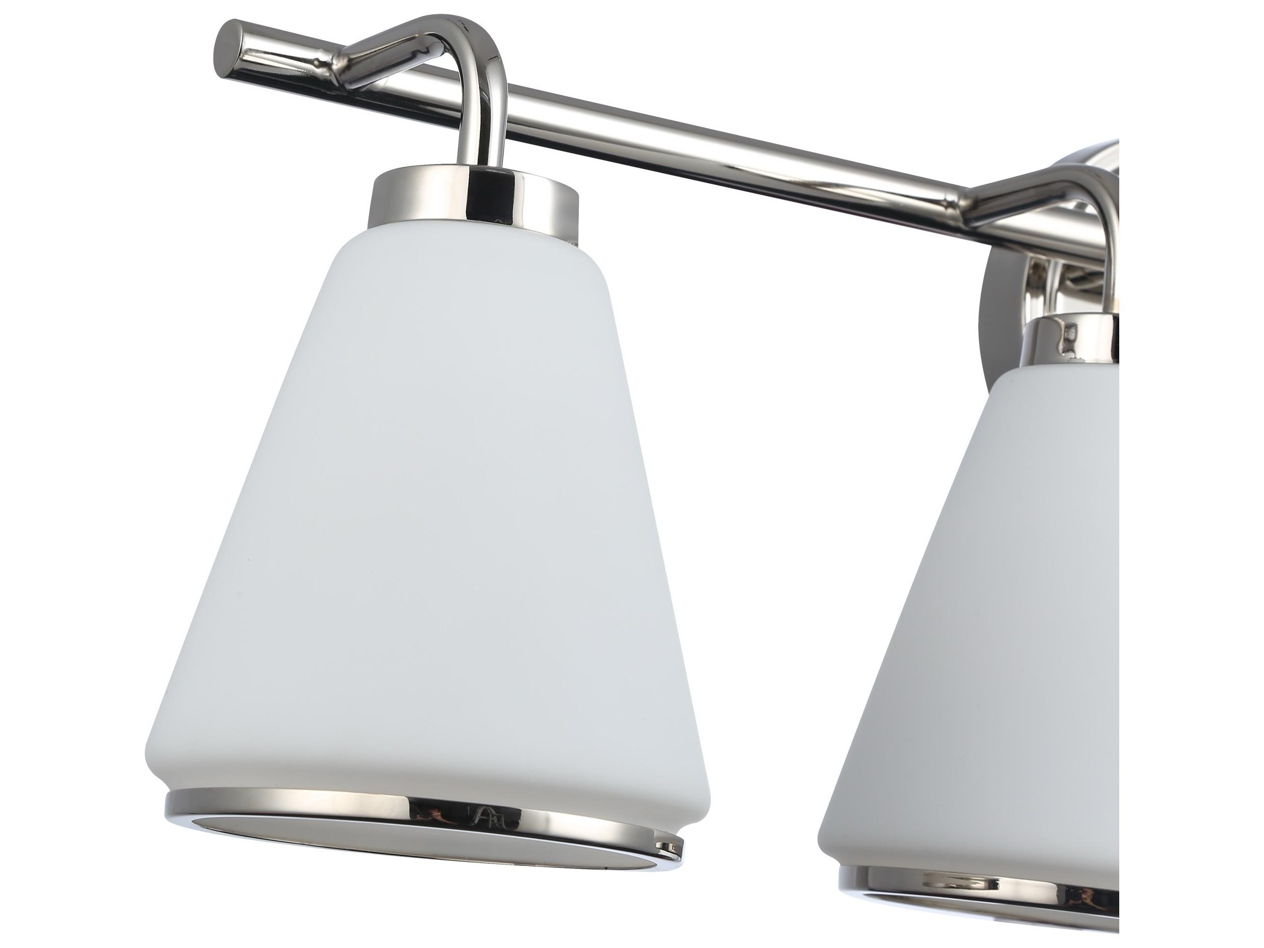 Artcraft Zoey 4-Light Polished Nickel Vanity Light