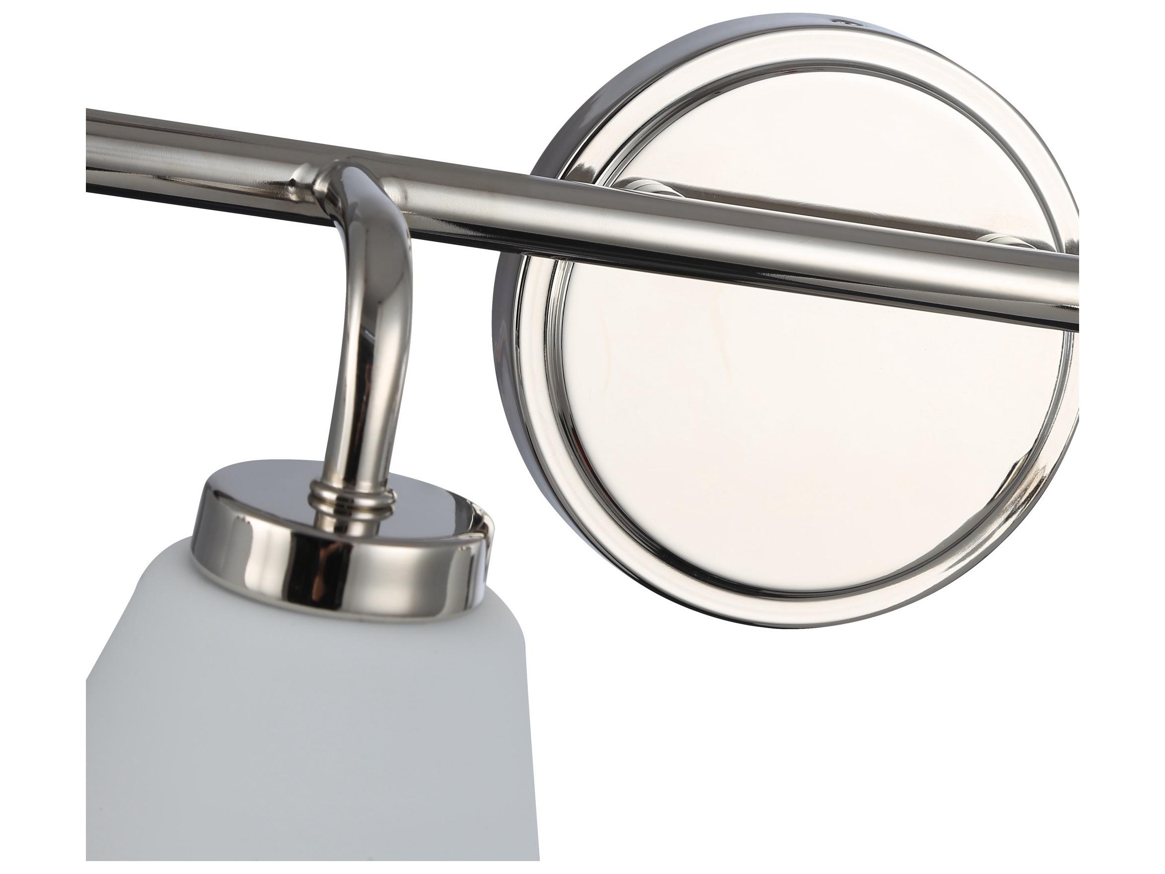 Artcraft Zoey 4-Light Polished Nickel Vanity Light