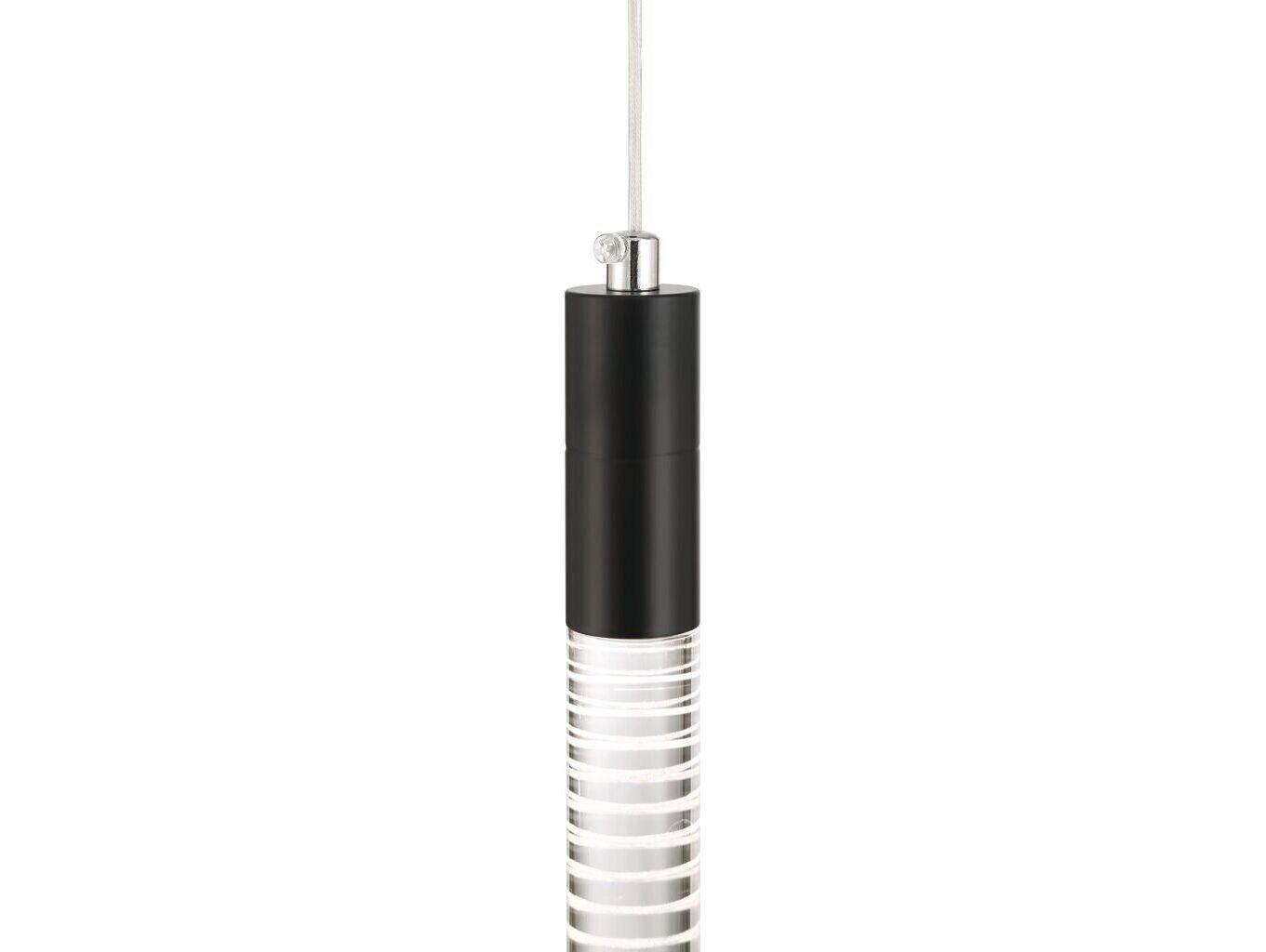 Artcraft Celine 1-Light Black Cylinder Mini Pendant