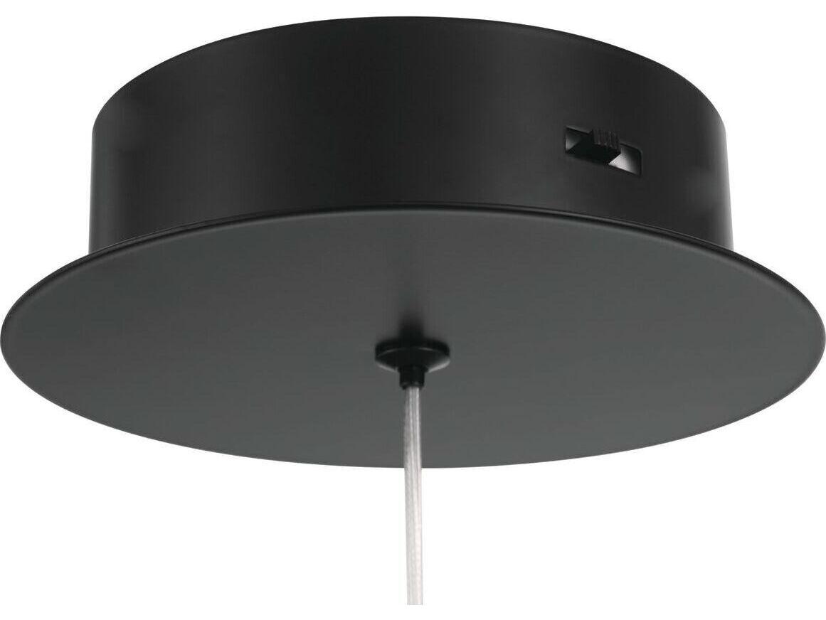 Artcraft Celine 1-Light Black Cylinder Mini Pendant