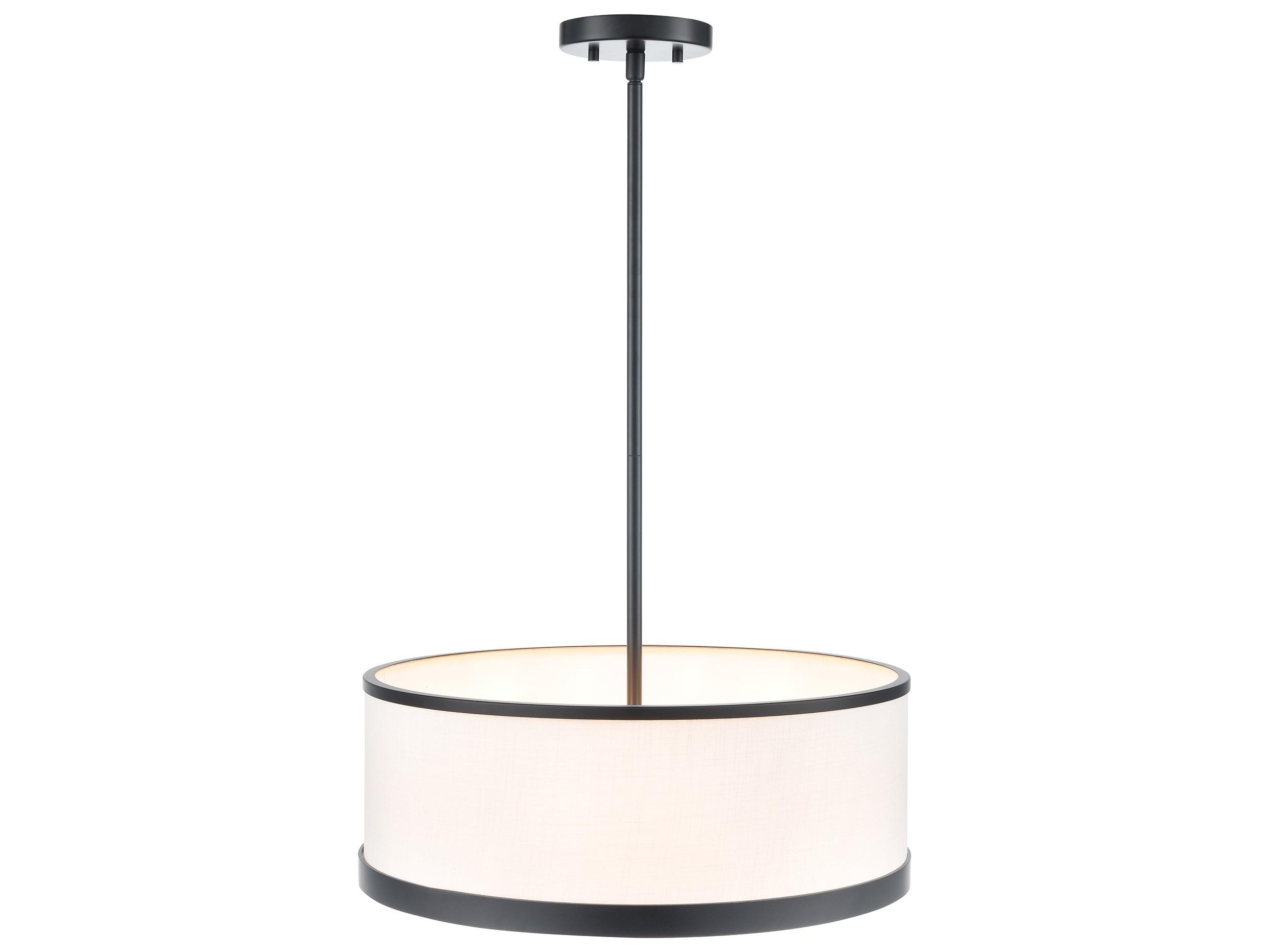 Artcraft High Street 4-Light Black Pendant