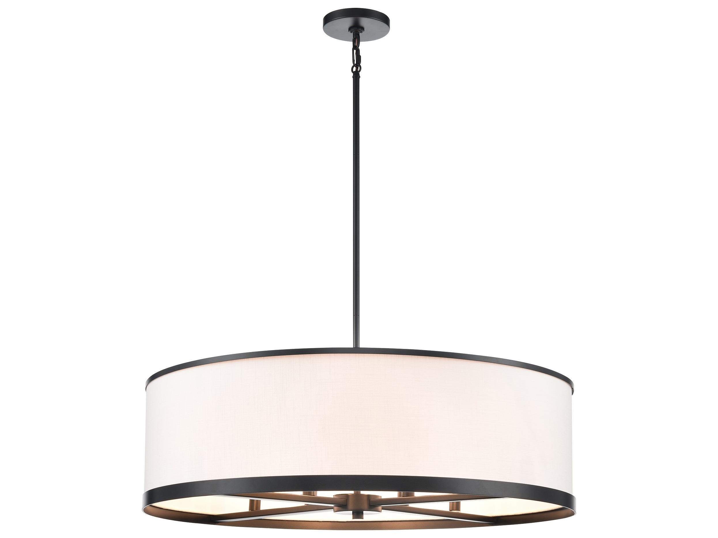 Artcraft High Street 8-Light Black Pendant
