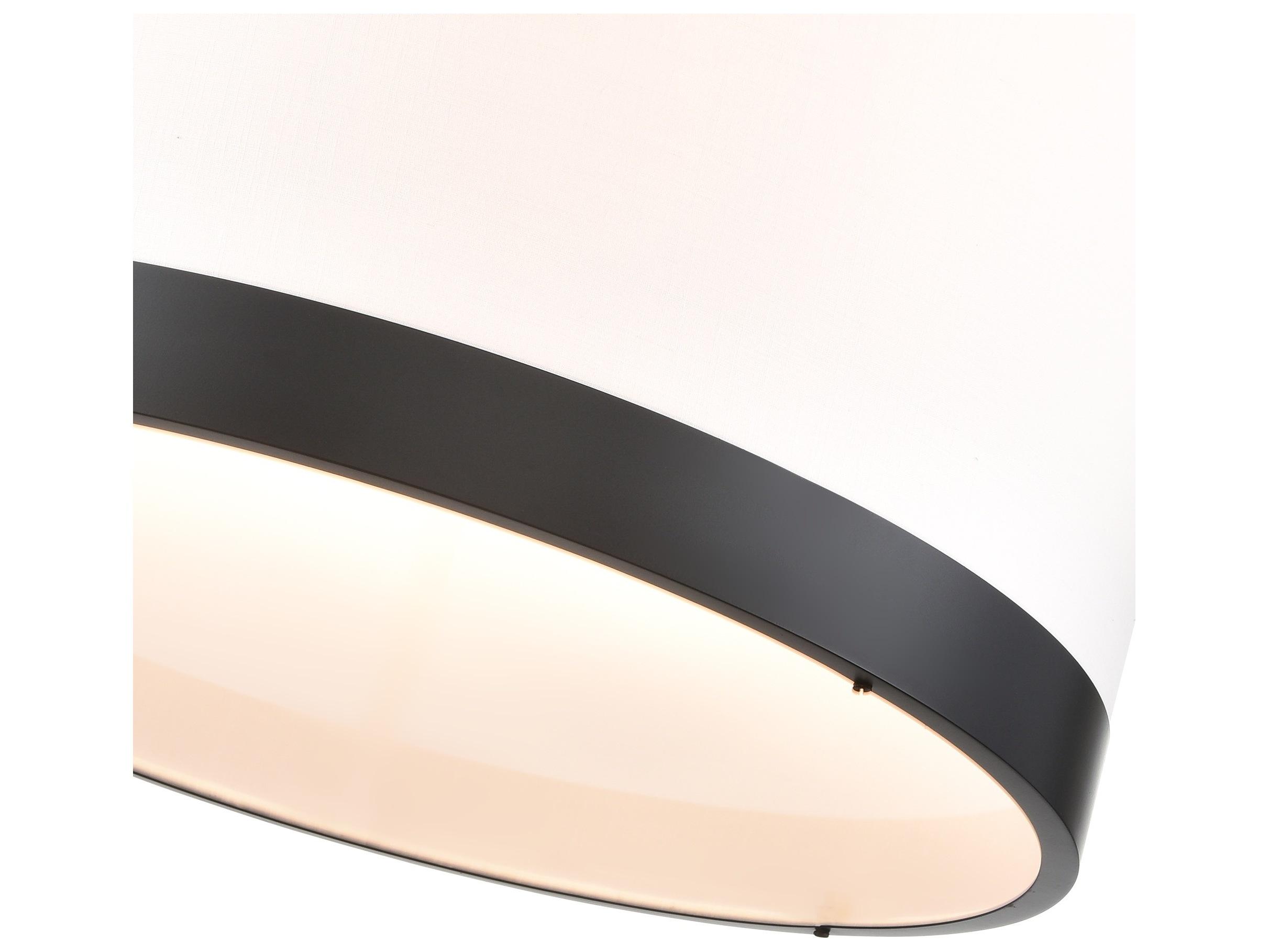 Artcraft High Street 8-Light Black Cylinder Pendant