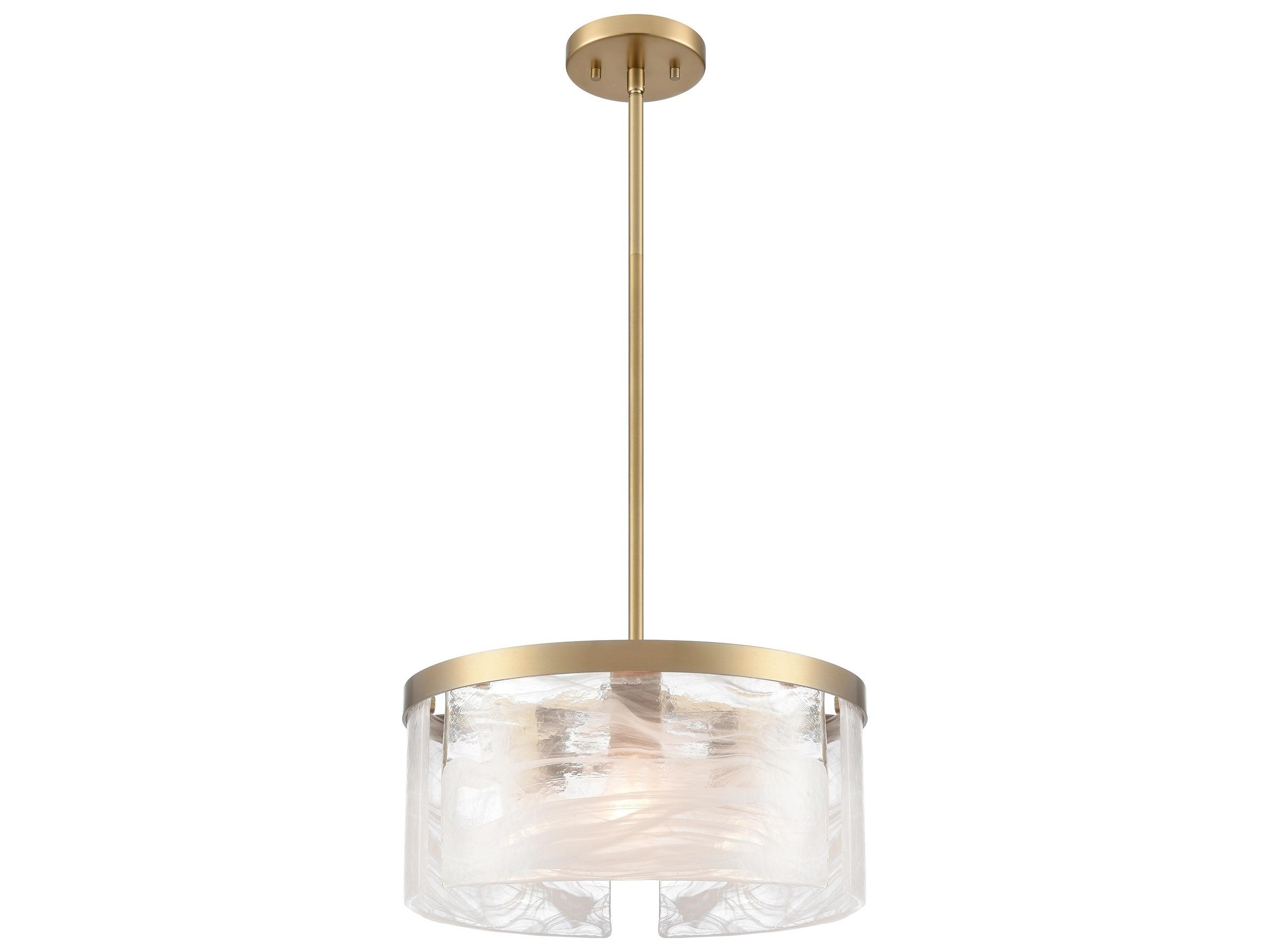 Artcraft Skye 3-Light Brass Pendant