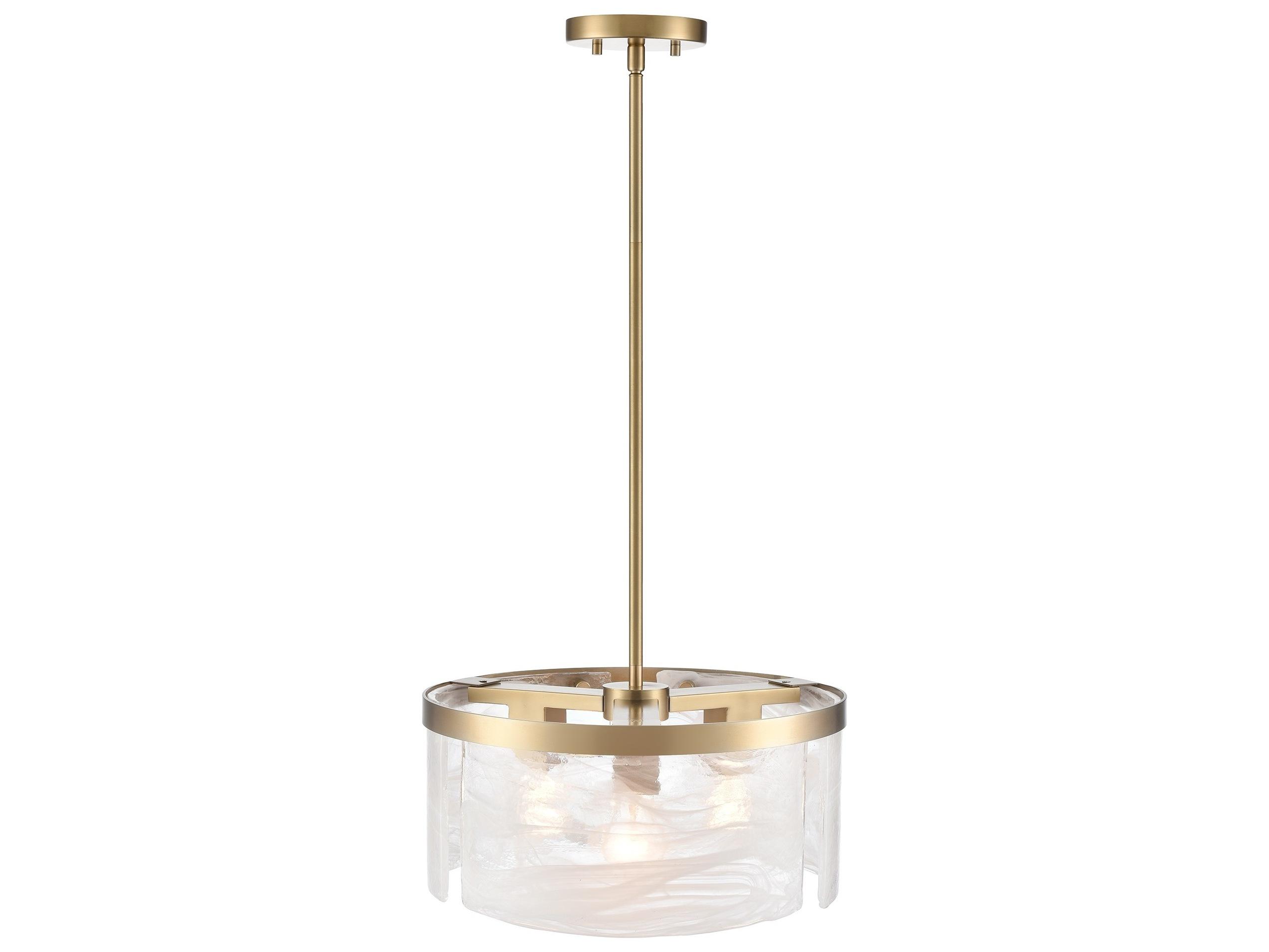 Artcraft Skye 3-Light Brass Pendant