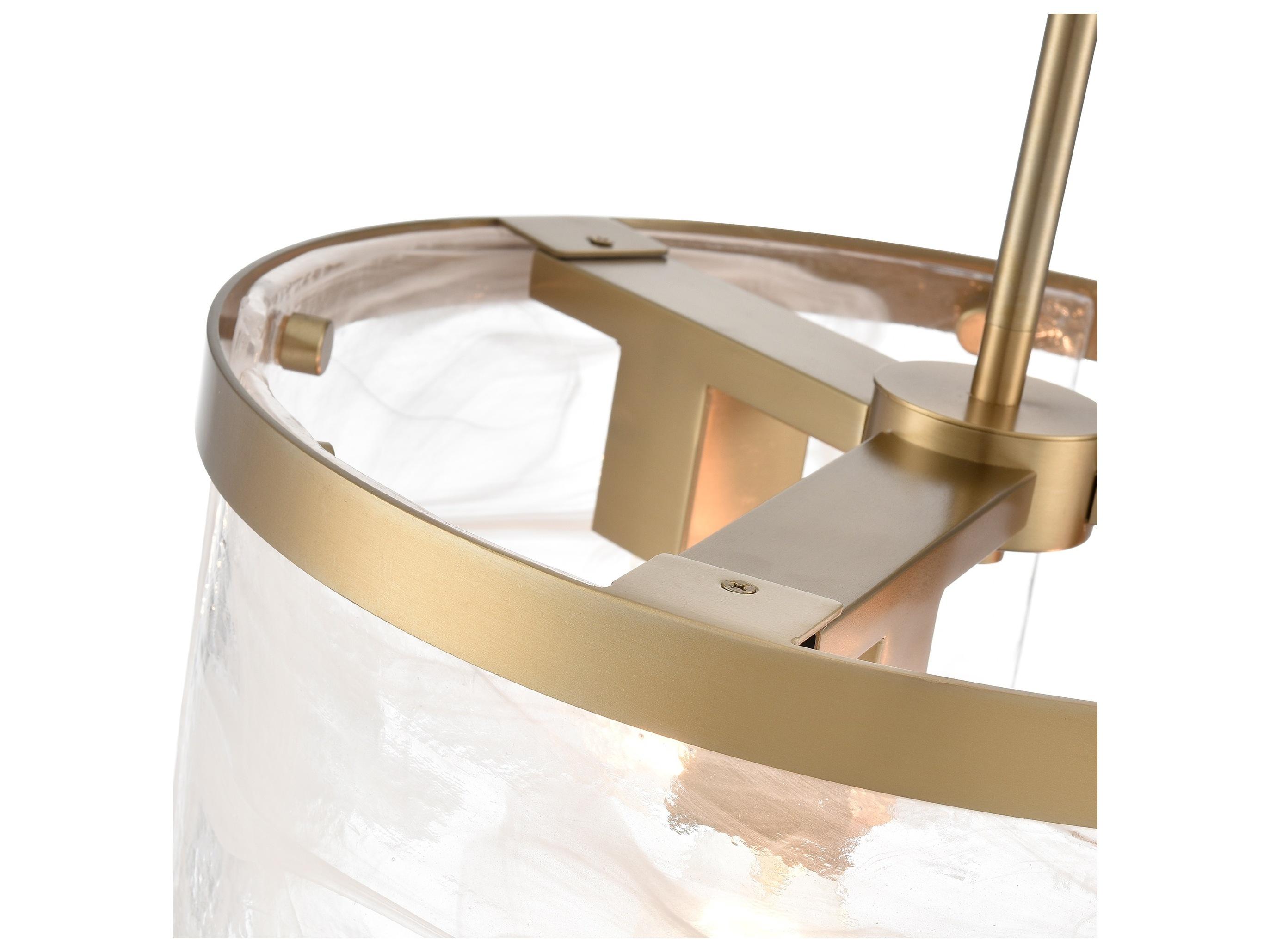 Artcraft Skye 3-Light Brass Pendant