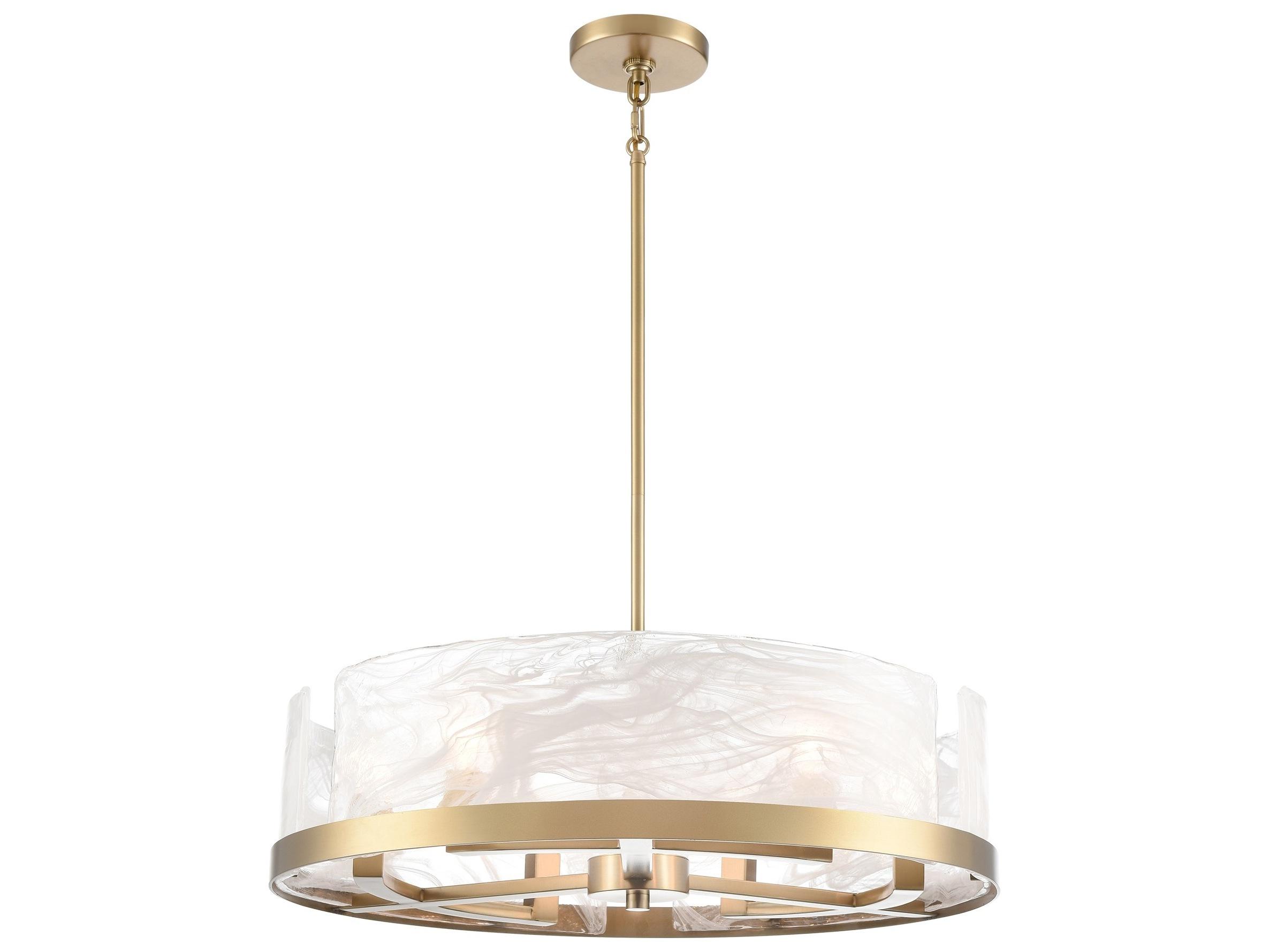 Artcraft Skye 6-Light Brass Pendant