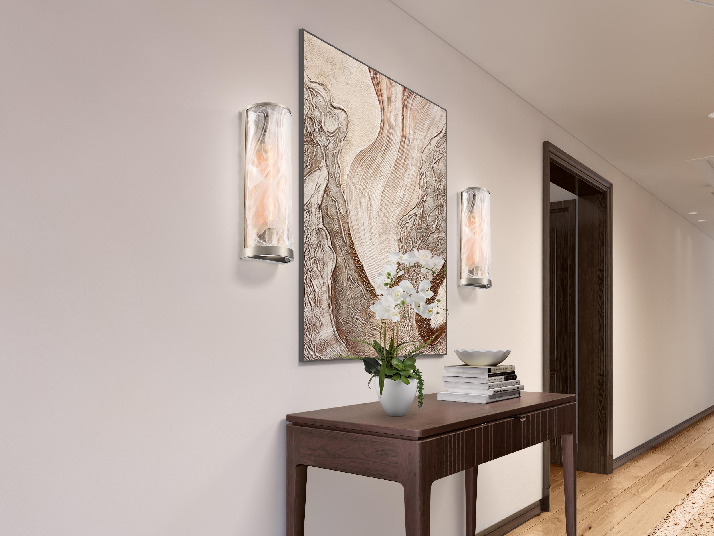 Artcraft Skye 2-Light Brushed Nickel Wall Sconce