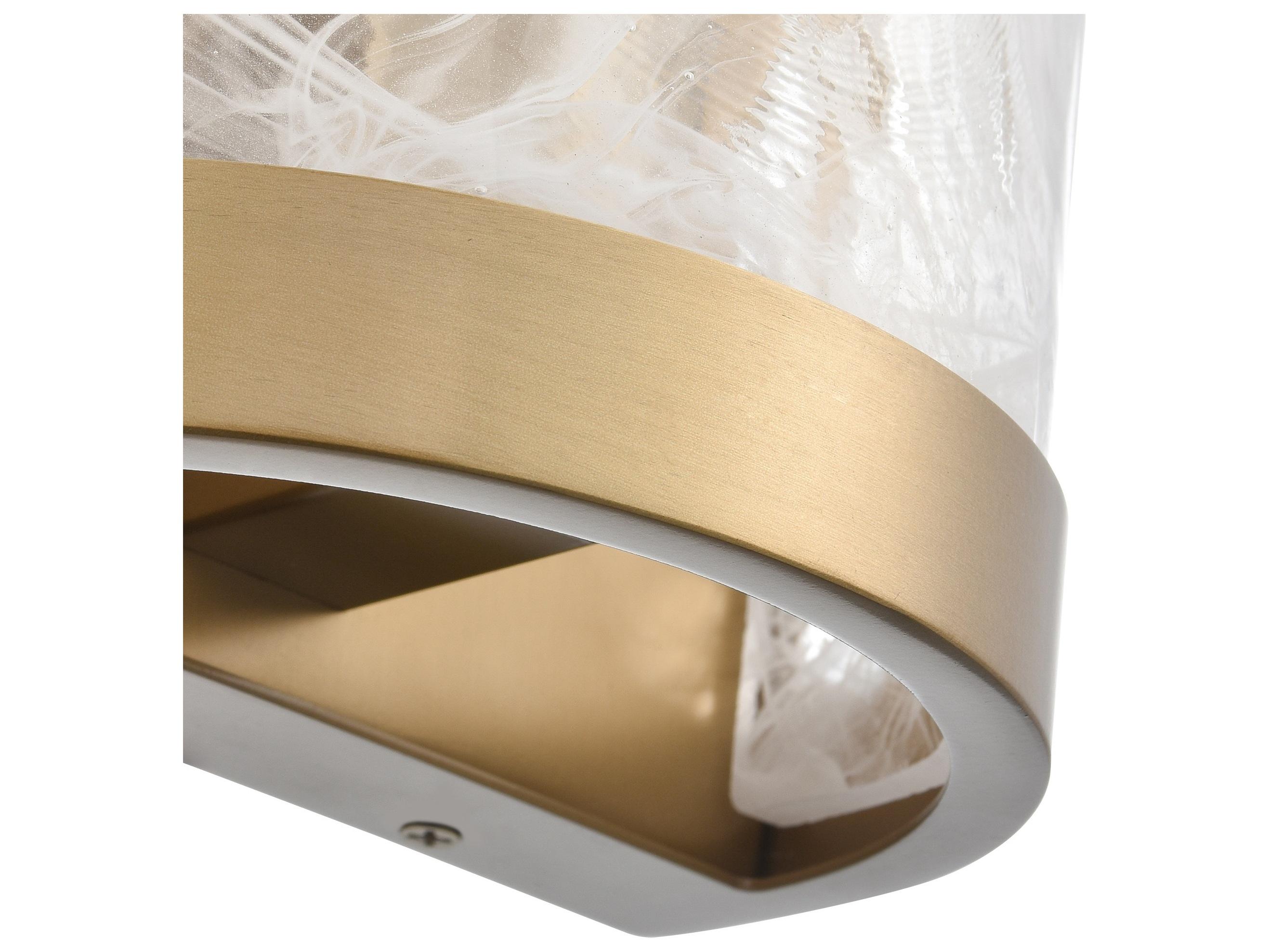 Artcraft Skye 2-Light Brass Wall Sconce