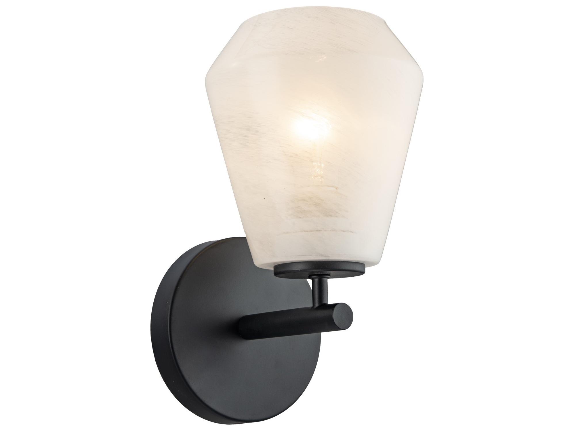 Artcraft Brooke 1-Light Black Wall Sconce