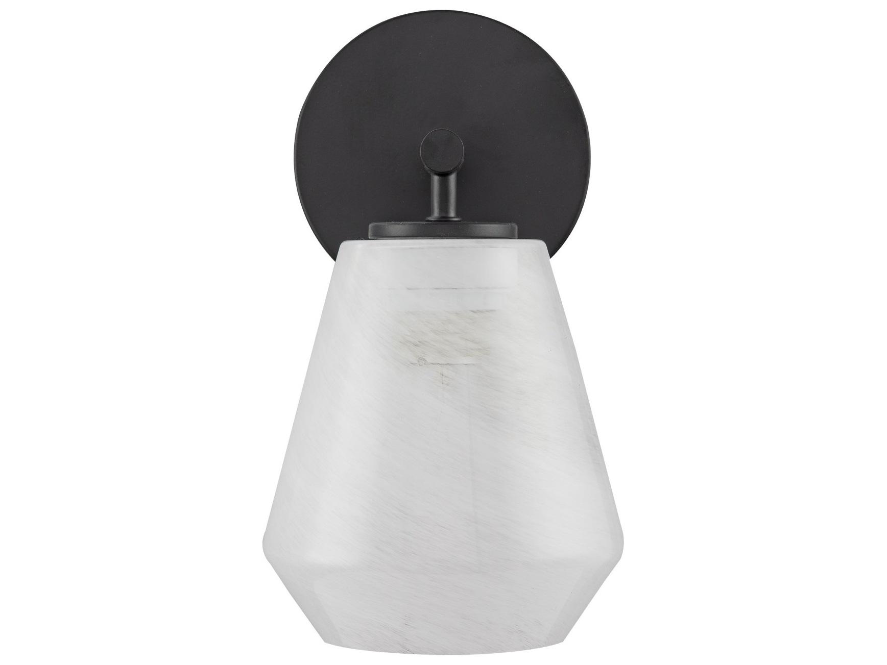 Artcraft Brooke 1-Light Black Wall Sconce