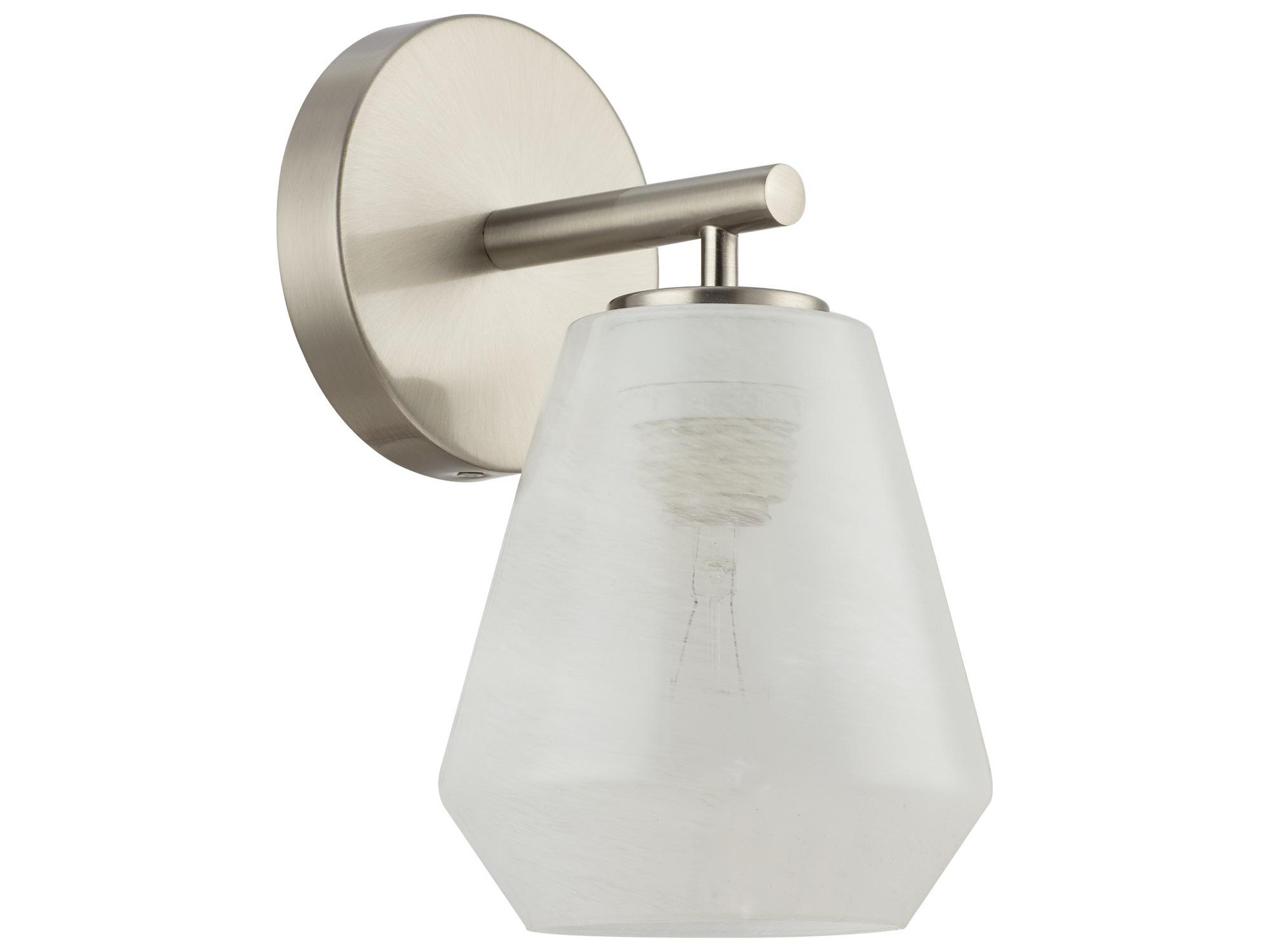 Artcraft Brooke 1-Light Brushed Nickel Wall Sconce