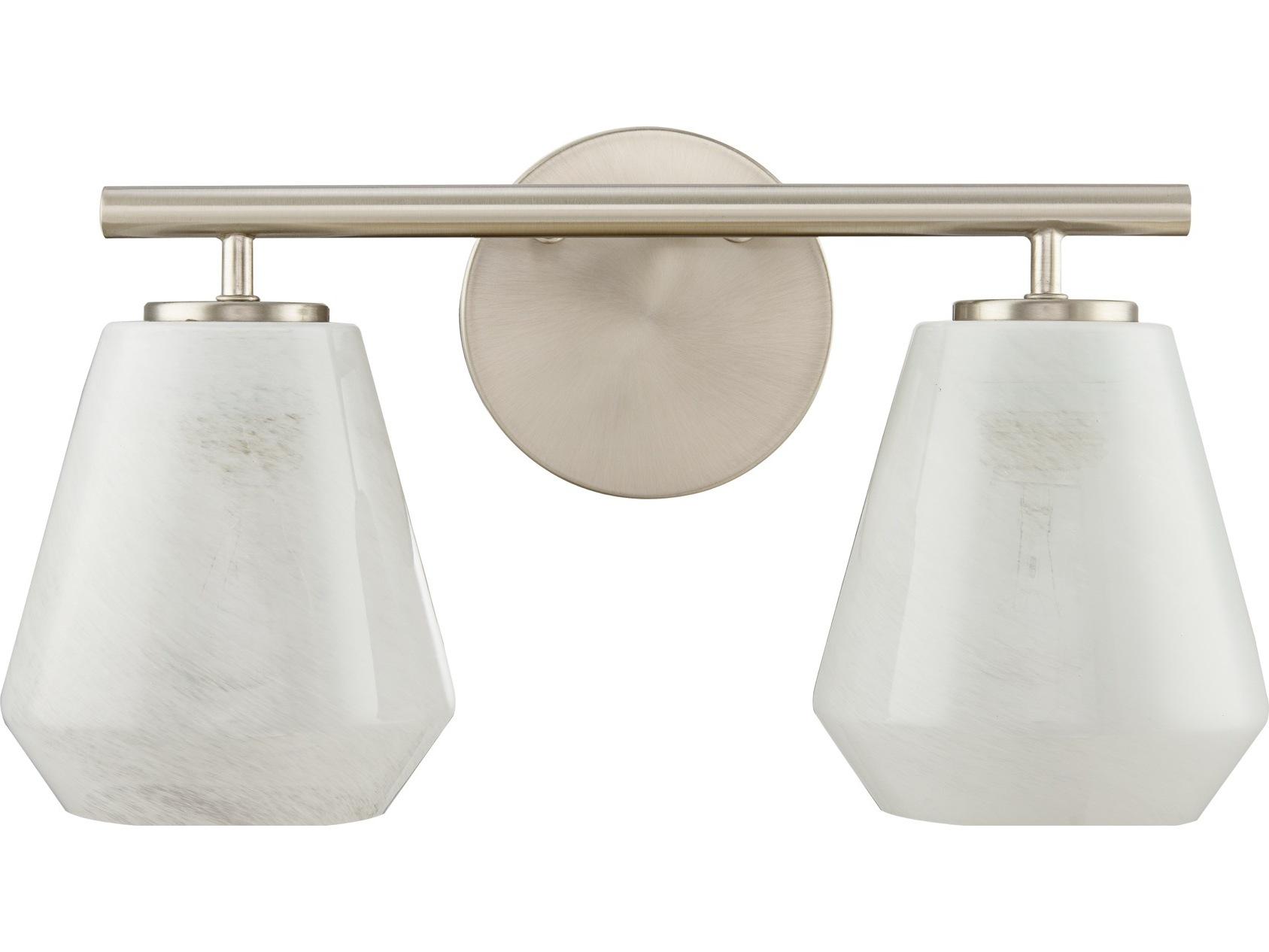 Artcraft Brooke 2-Light Brushed Nickel Vanity Light