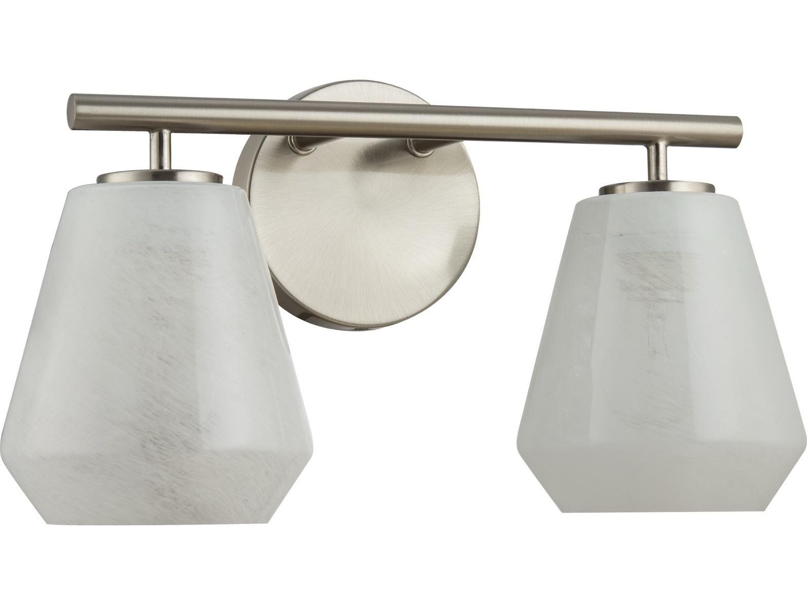 Artcraft Brooke 2-Light Brushed Nickel Vanity Light