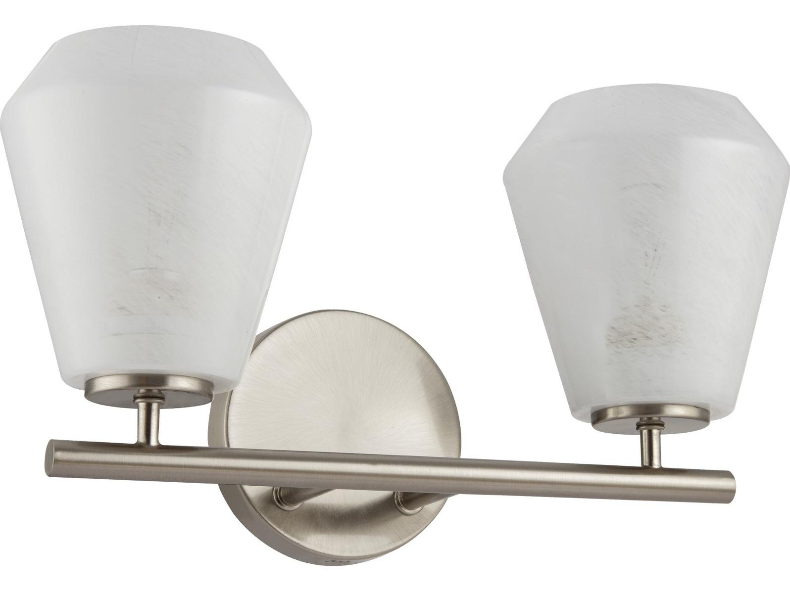 Artcraft Brooke 2-Light Brushed Nickel Vanity Light