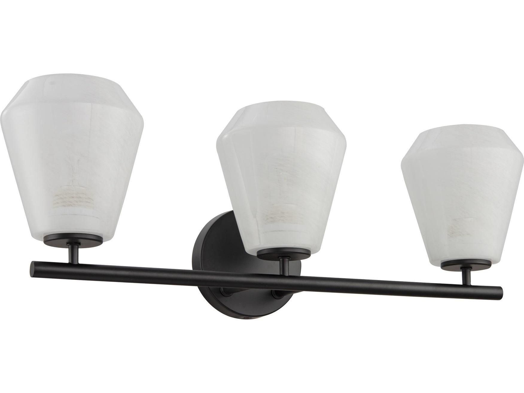 Artcraft Brooke 3-Light Black Vanity Light