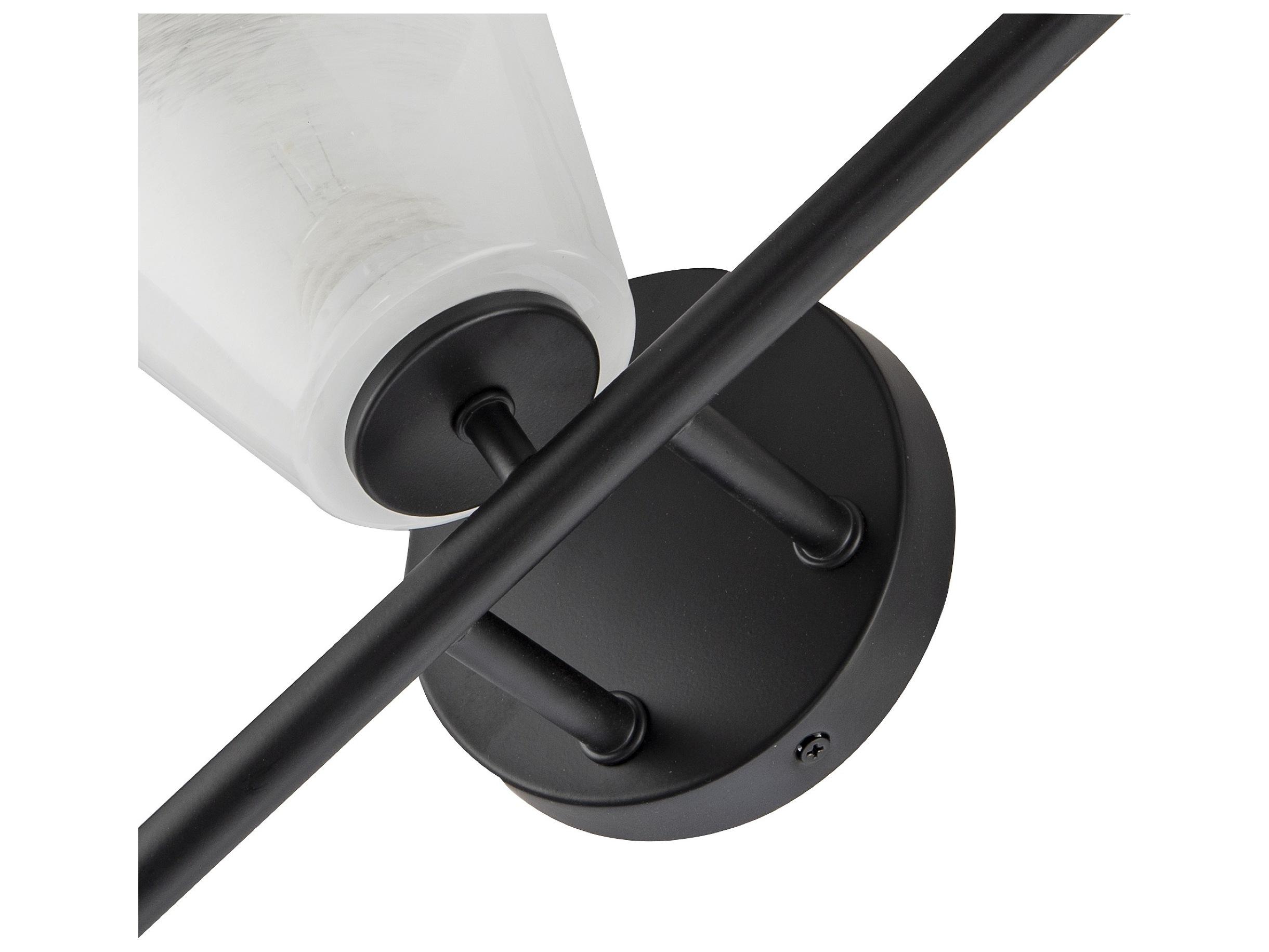 Artcraft Brooke 3-Light Black Vanity Light