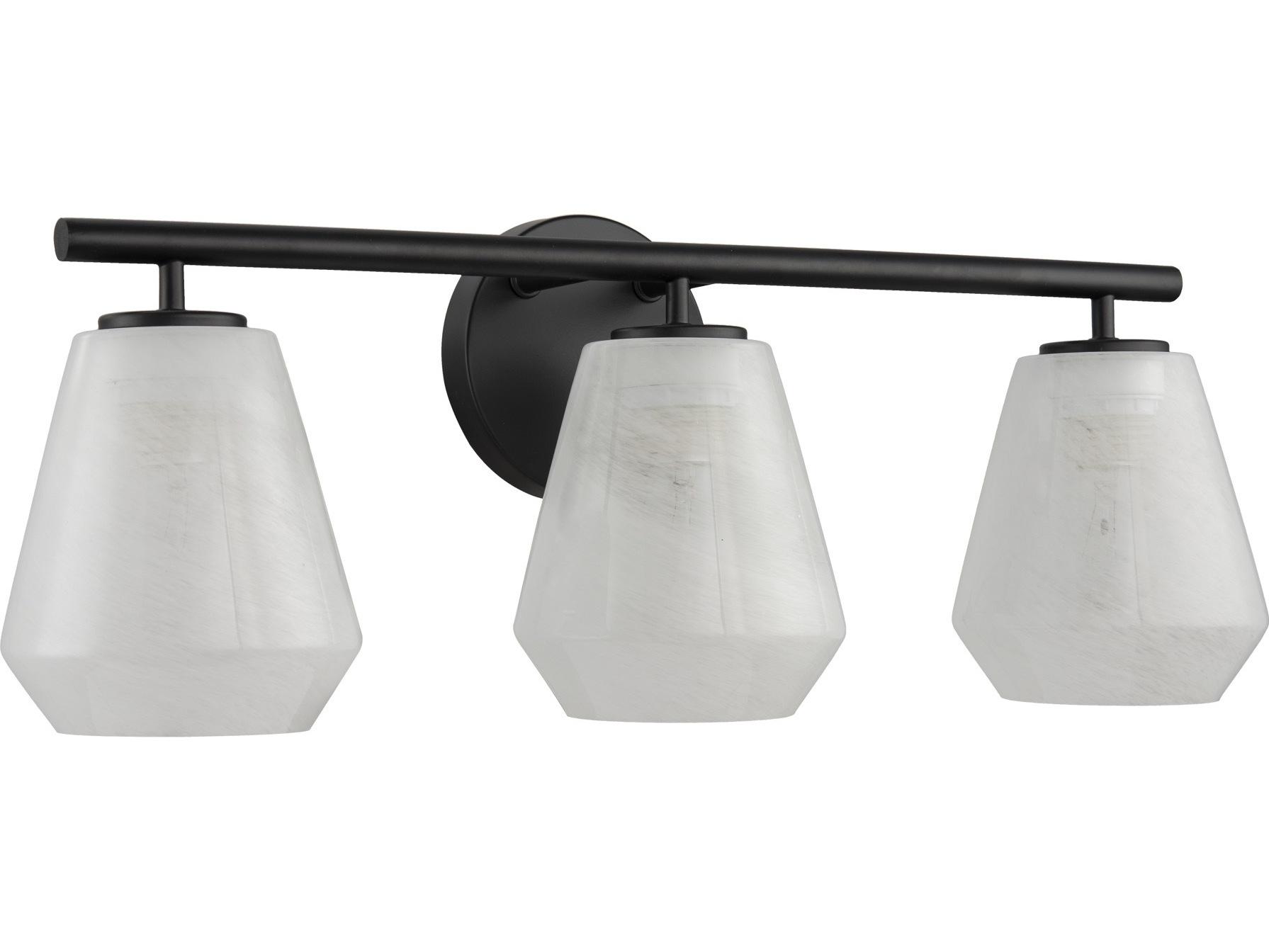 Artcraft Brooke 3-Light Black Vanity Light