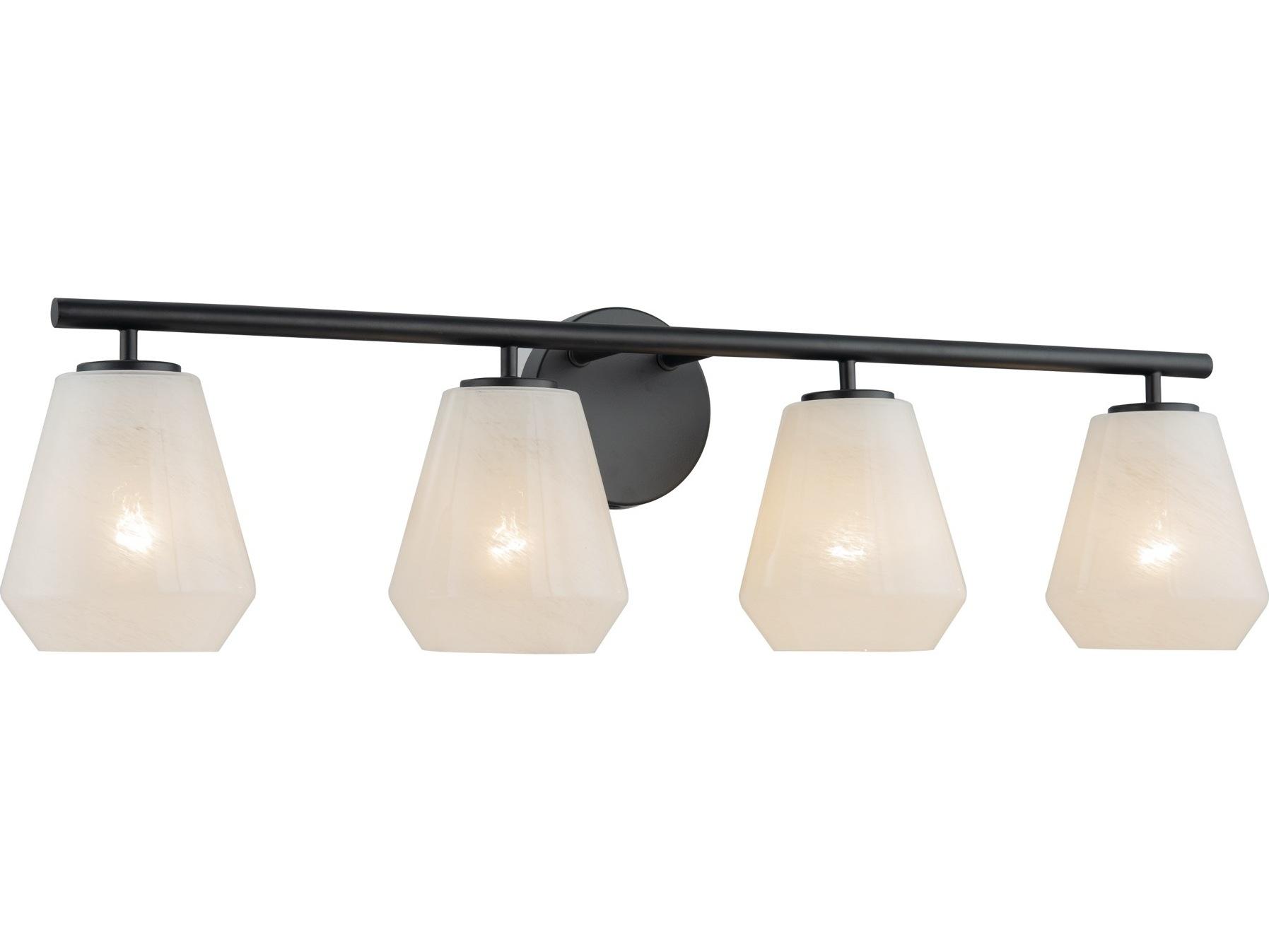 Artcraft Brooke 4-Light Black Vanity Light