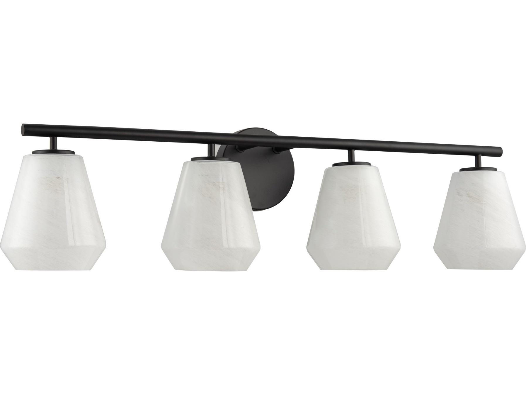 Artcraft Brooke 4-Light Black Vanity Light