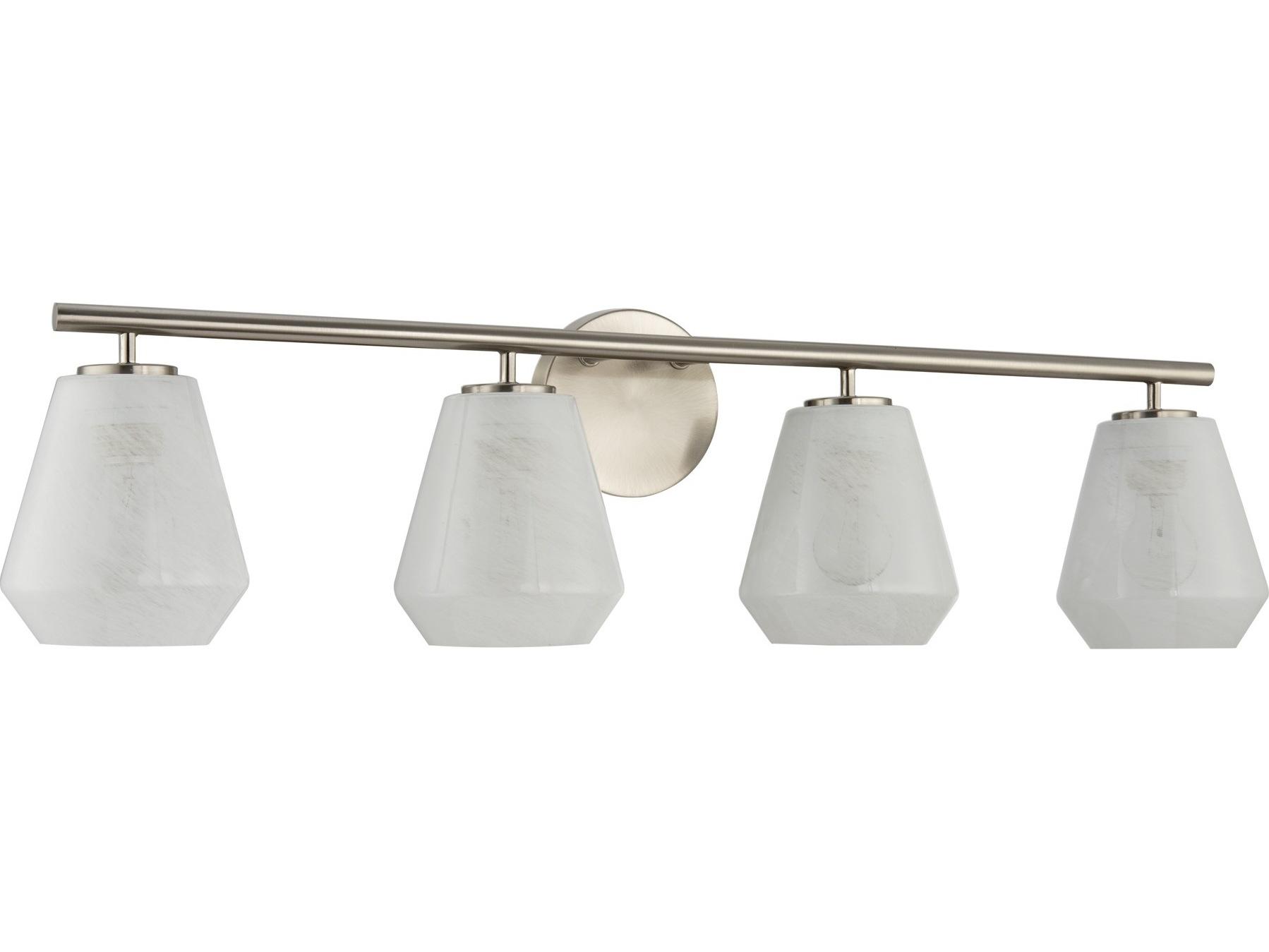 Artcraft Brooke 4-Light Brushed Nickel Vanity Light