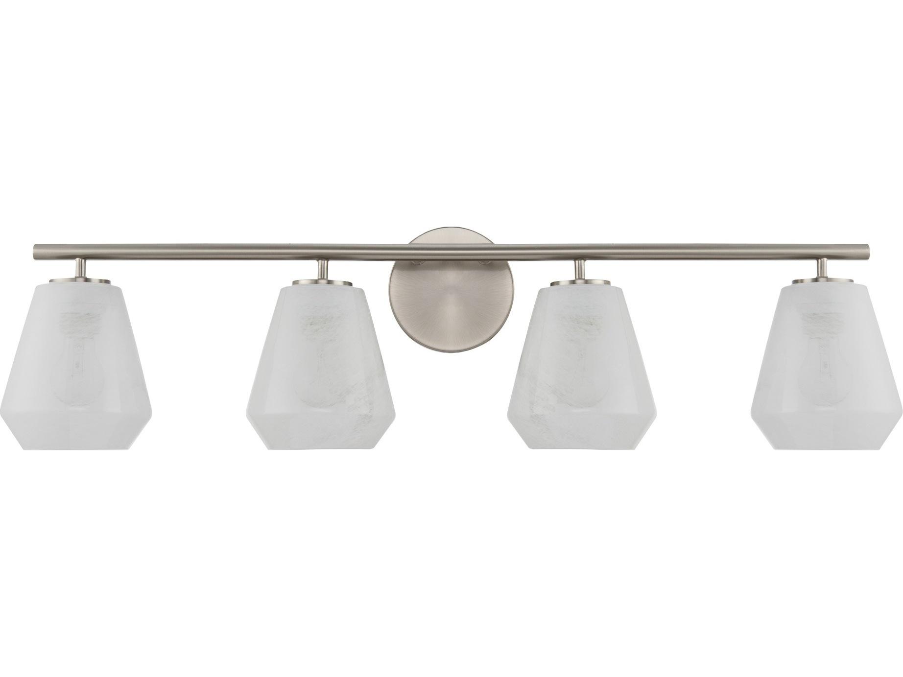 Artcraft Brooke 4-Light Brushed Nickel Vanity Light
