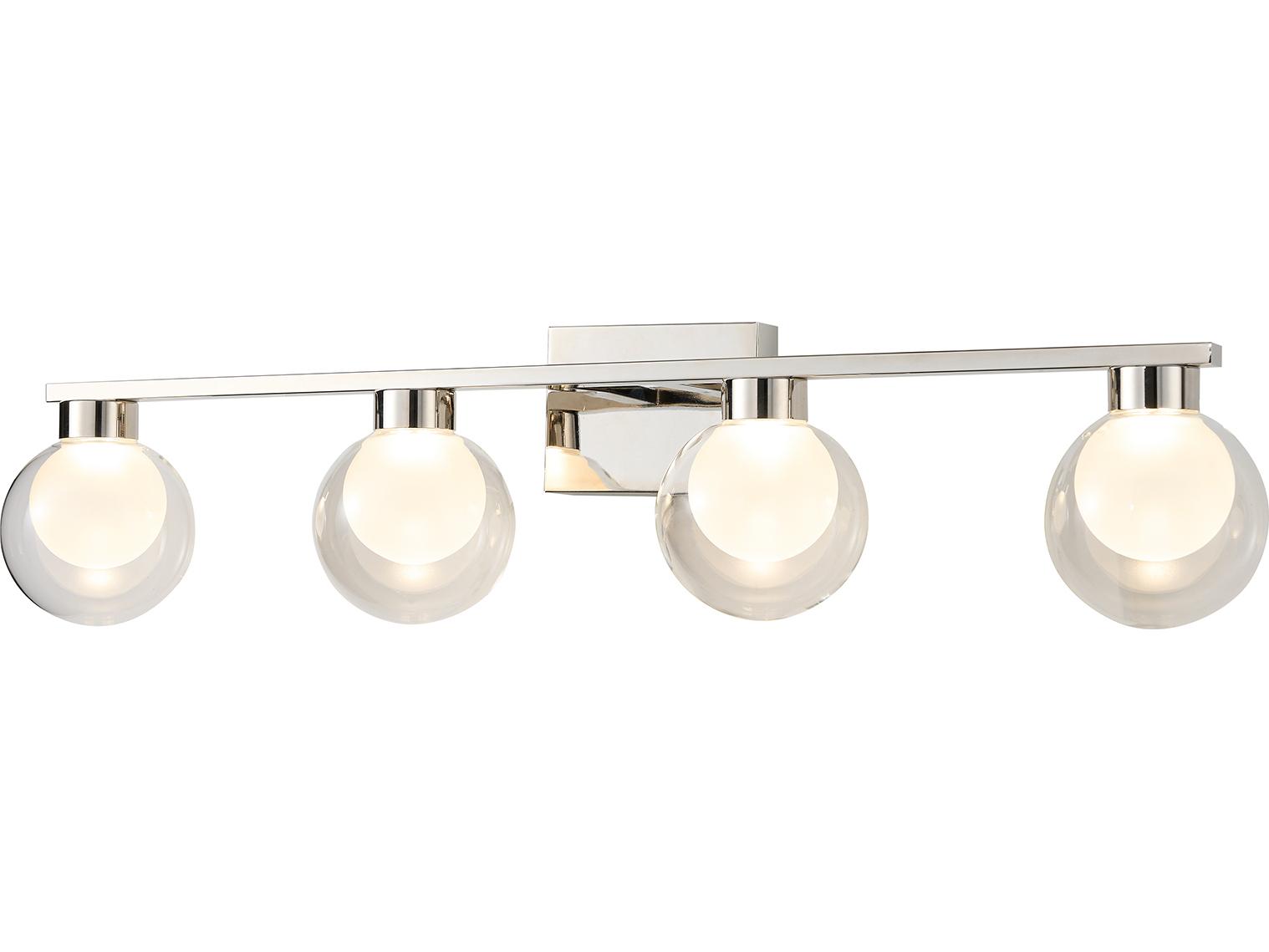 Artcraft Colton 4-Light Chrome Vanity Light