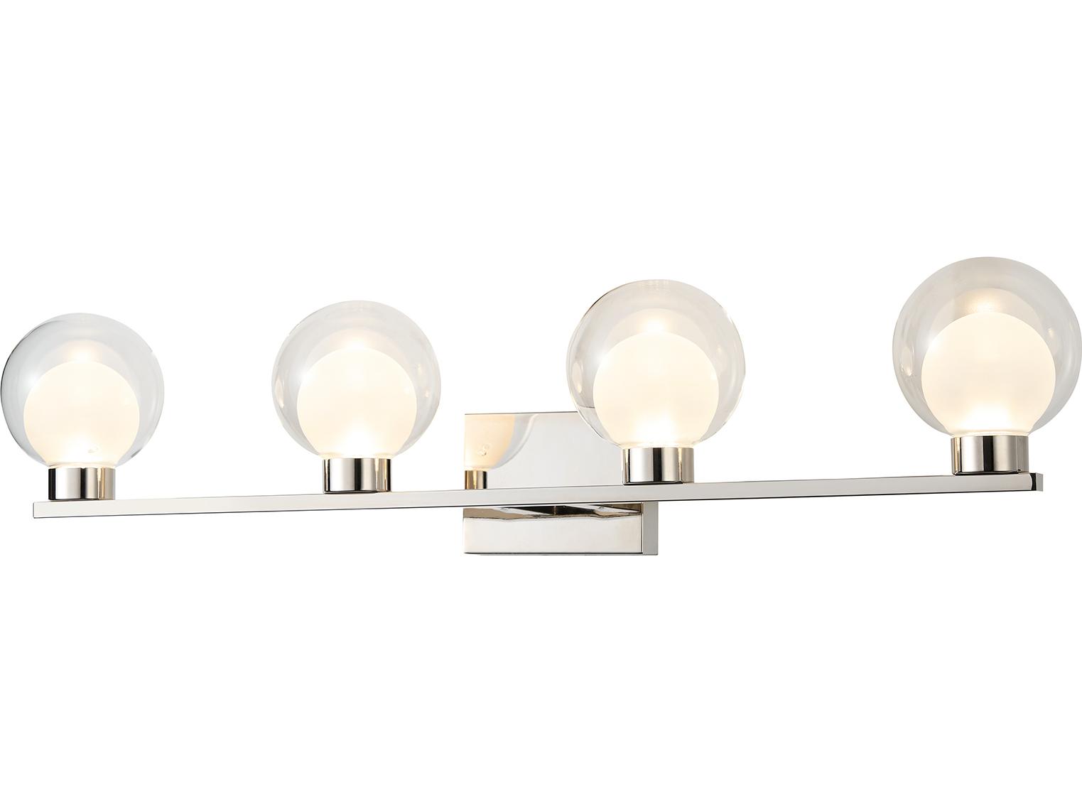 Artcraft Colton 4-Light Chrome Vanity Light