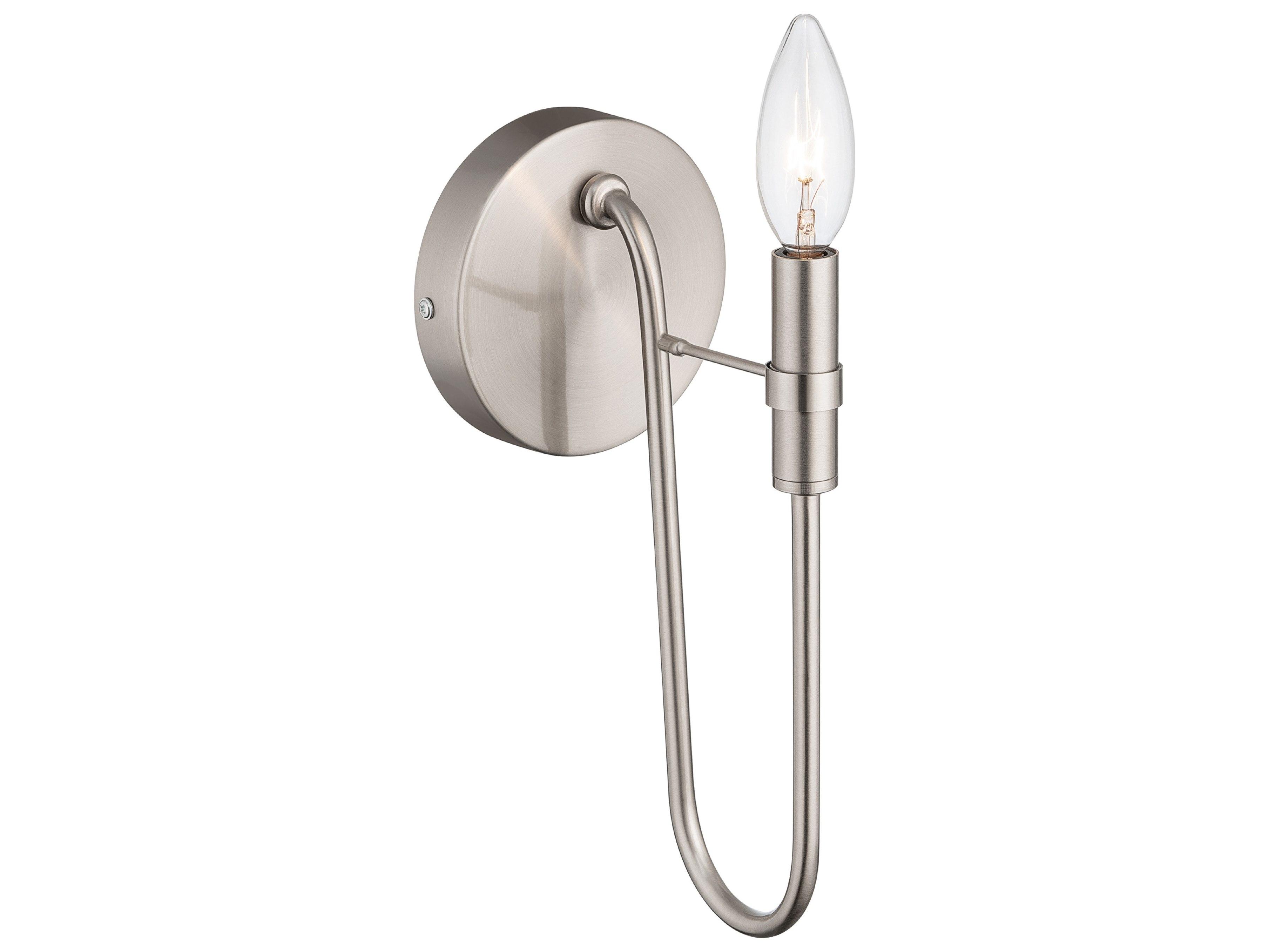 Artcraft Foundry 1-Light Brushed Nickel Wall Sconce