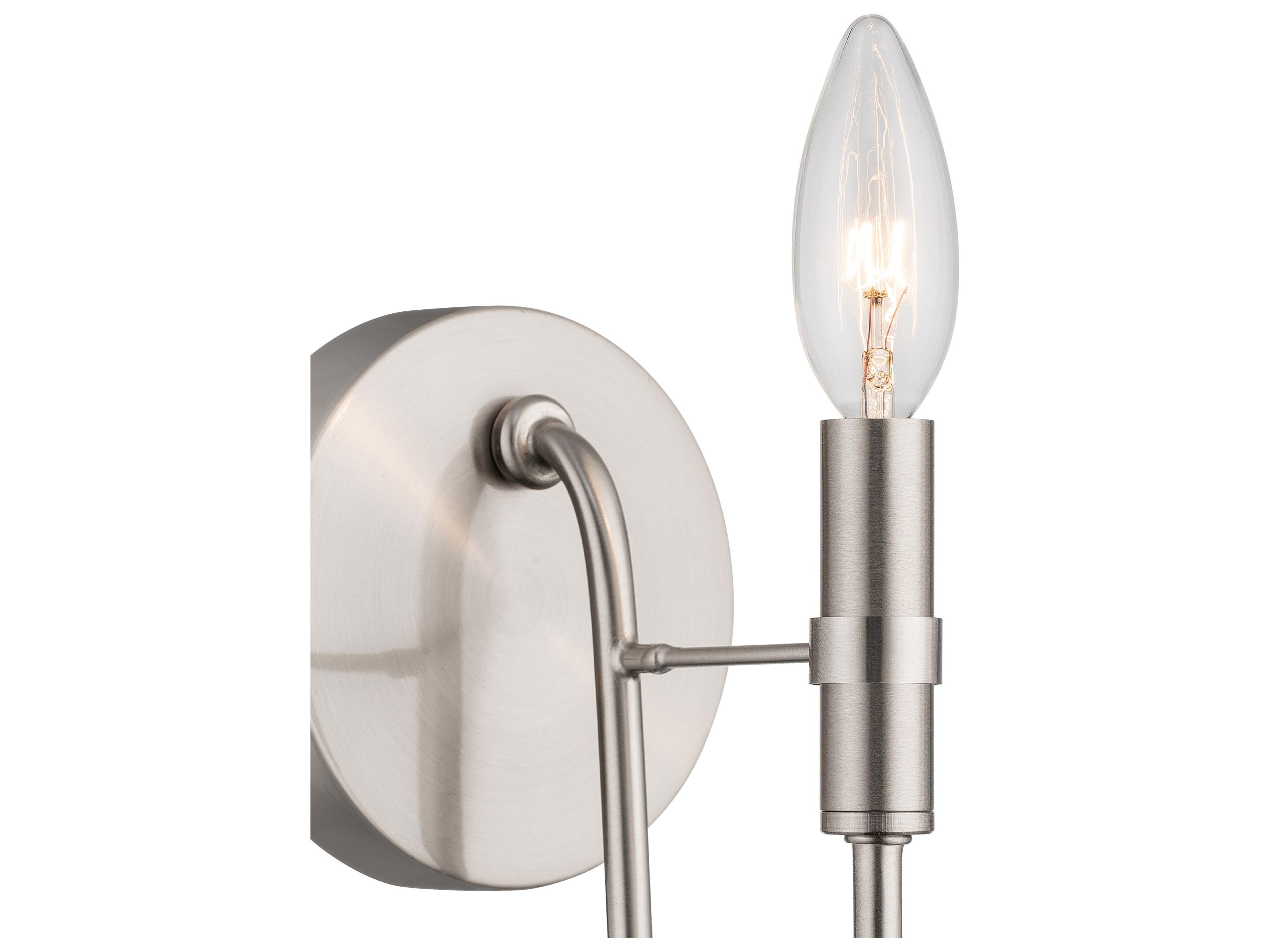 Artcraft Foundry 1-Light Brushed Nickel Wall Sconce
