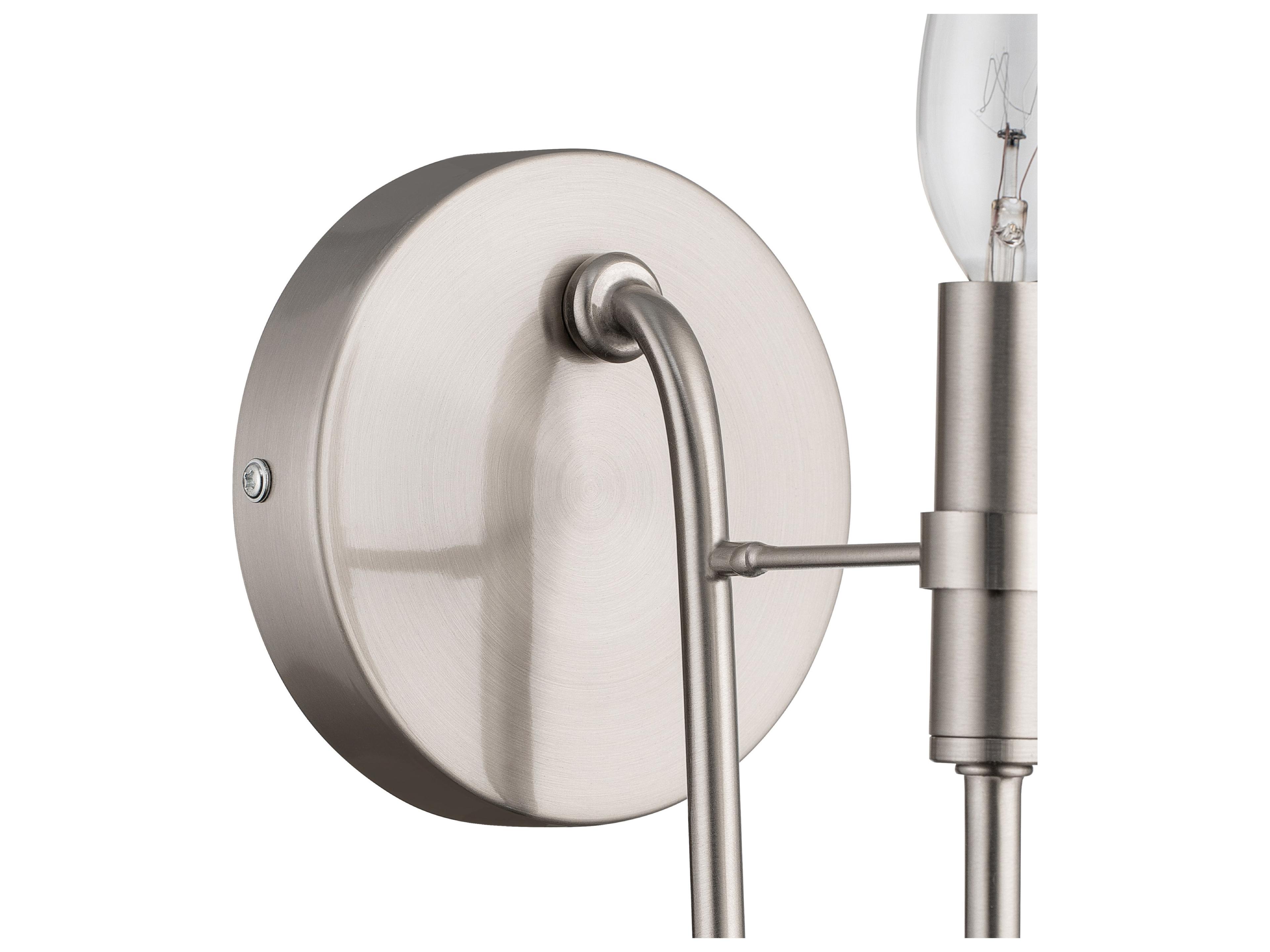 Artcraft Foundry 1-Light Brushed Nickel Wall Sconce