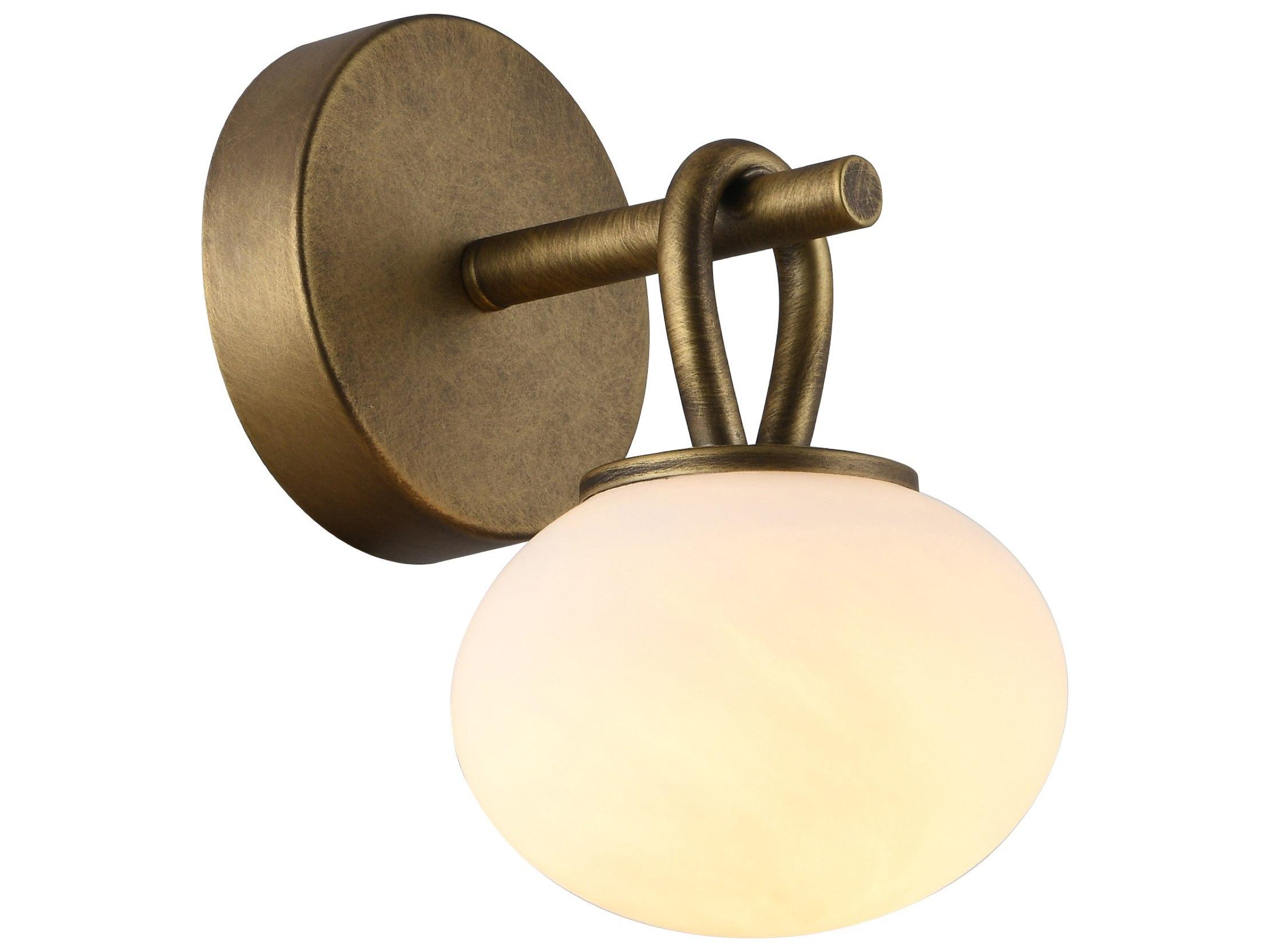 Artcraft Velora 1-Light Legacy Brass Wall Sconce