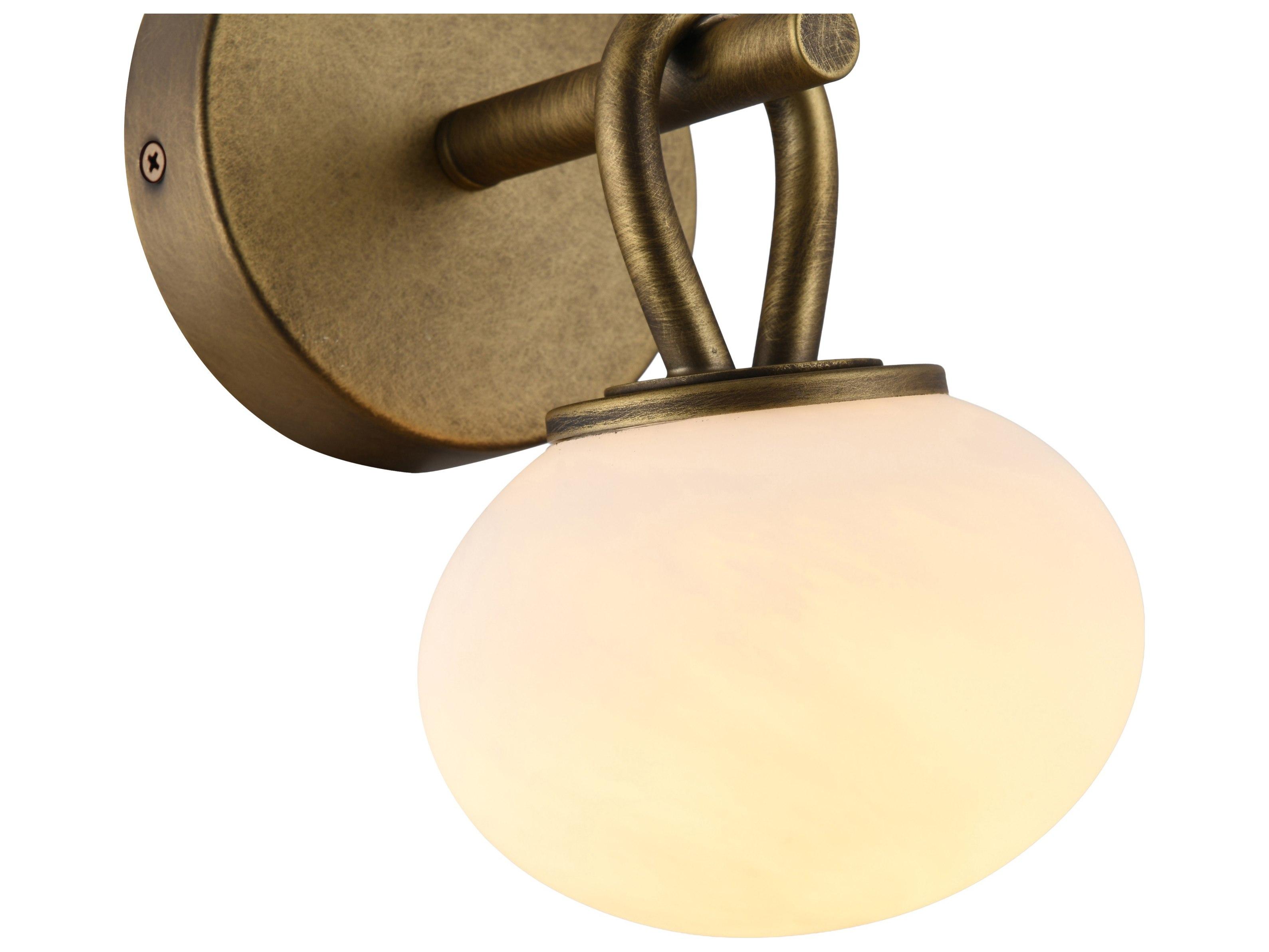 Artcraft Velora 1-Light Legacy Brass Wall Sconce