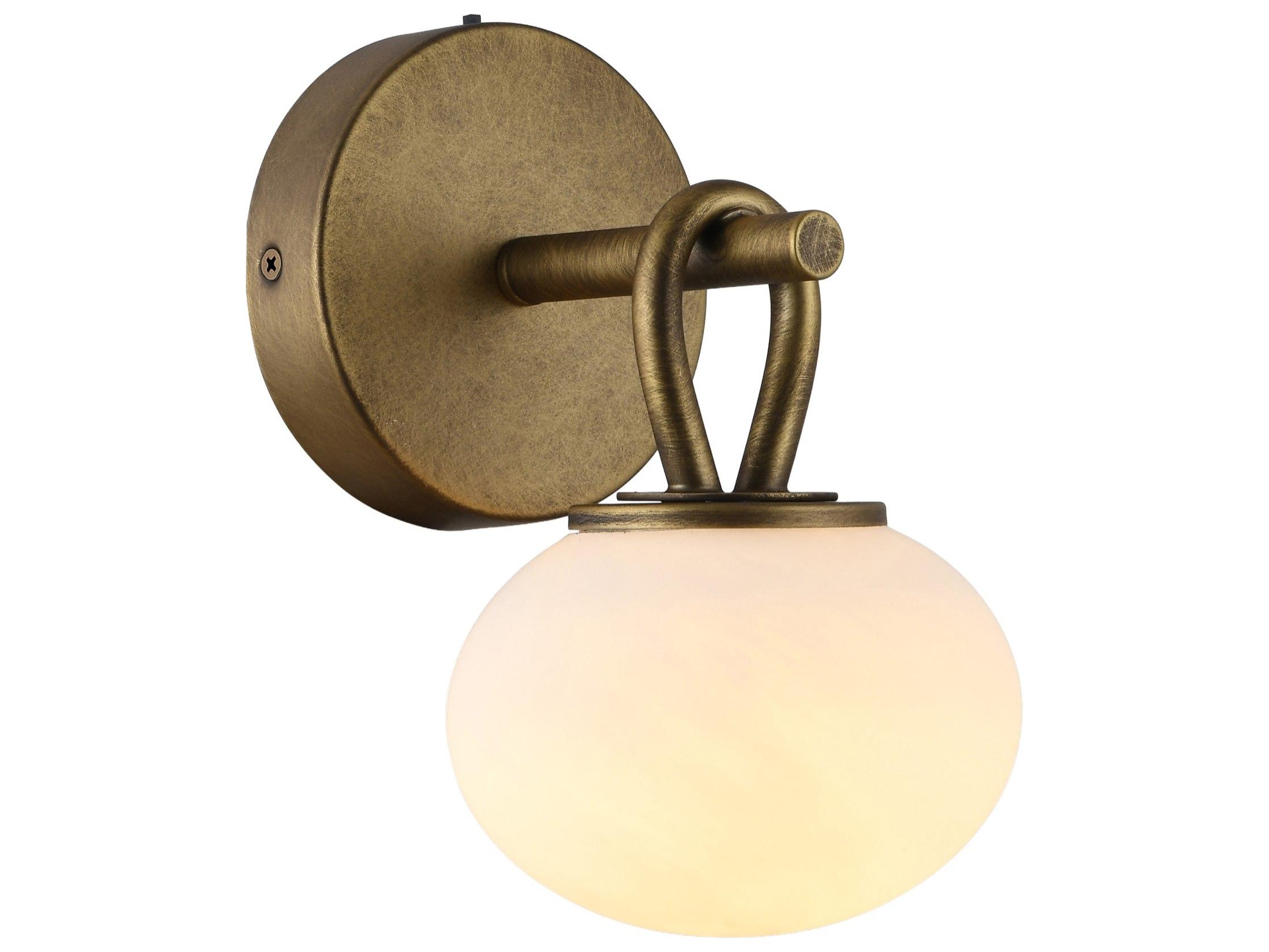 Artcraft Velora 1-Light Legacy Brass Wall Sconce