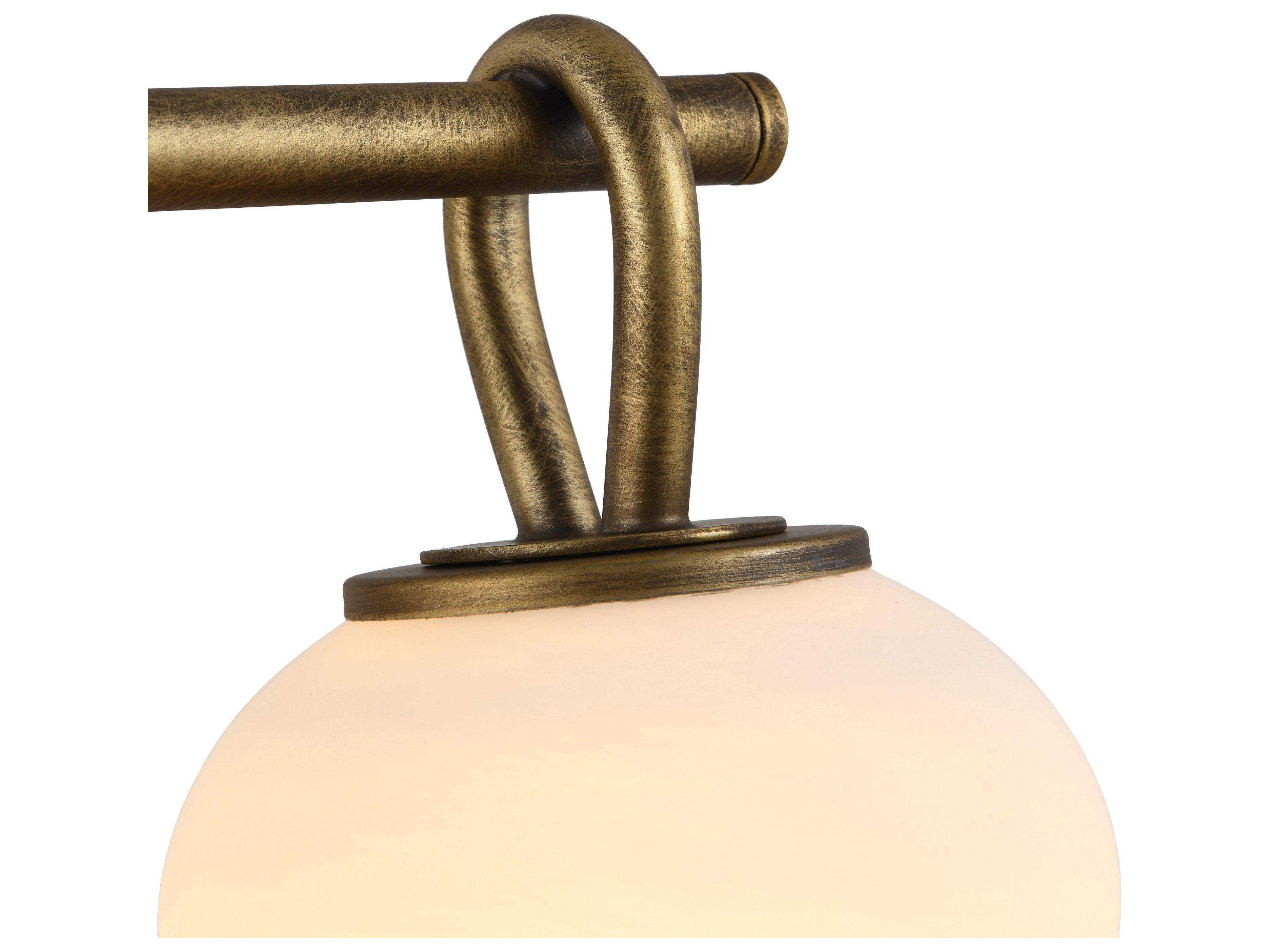 Artcraft Velora 2-Light Legacy Brass Vanity Light