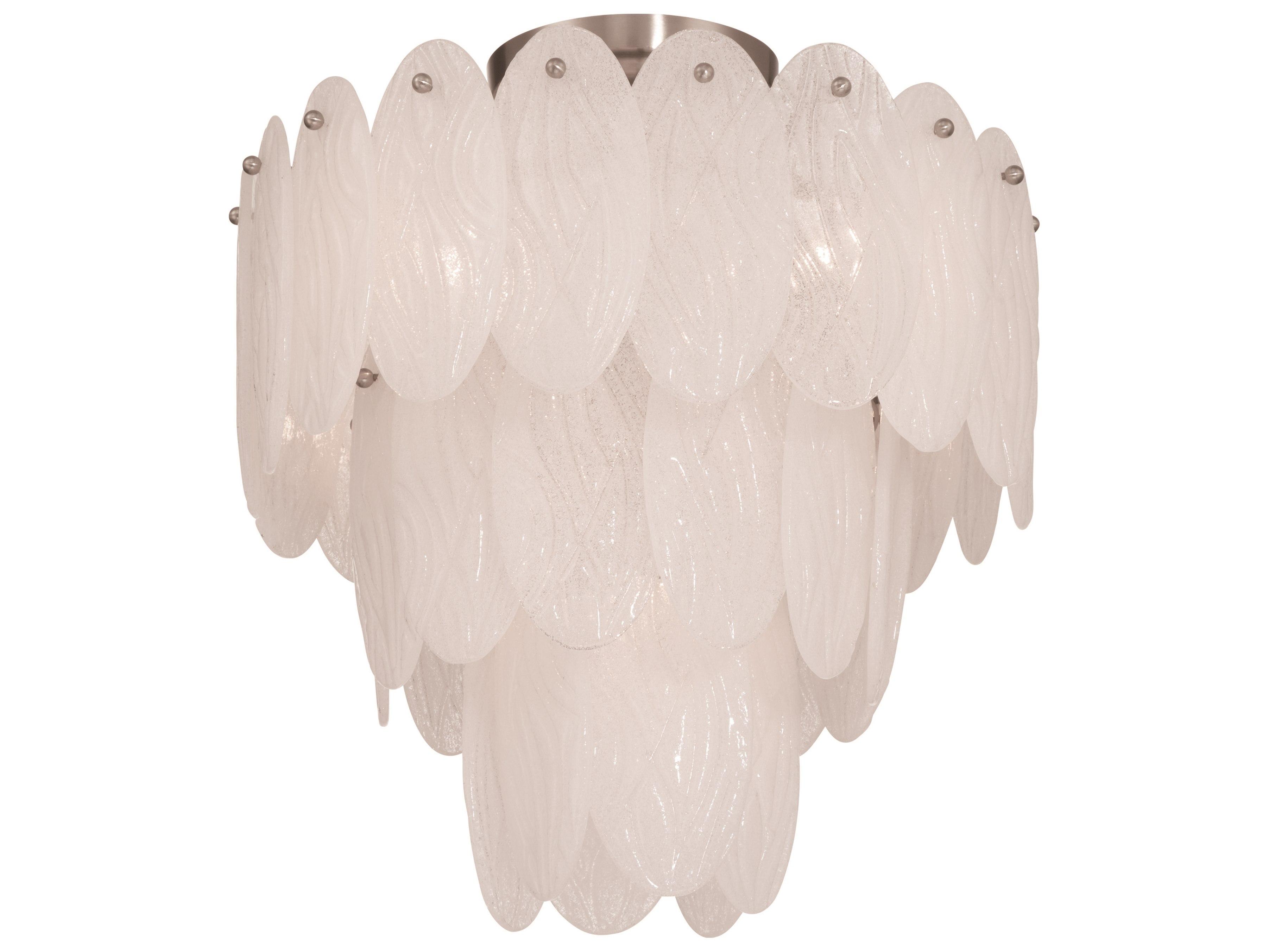 Artcraft Serena 5-Light Satin Nickel Round Tiered Chandelier