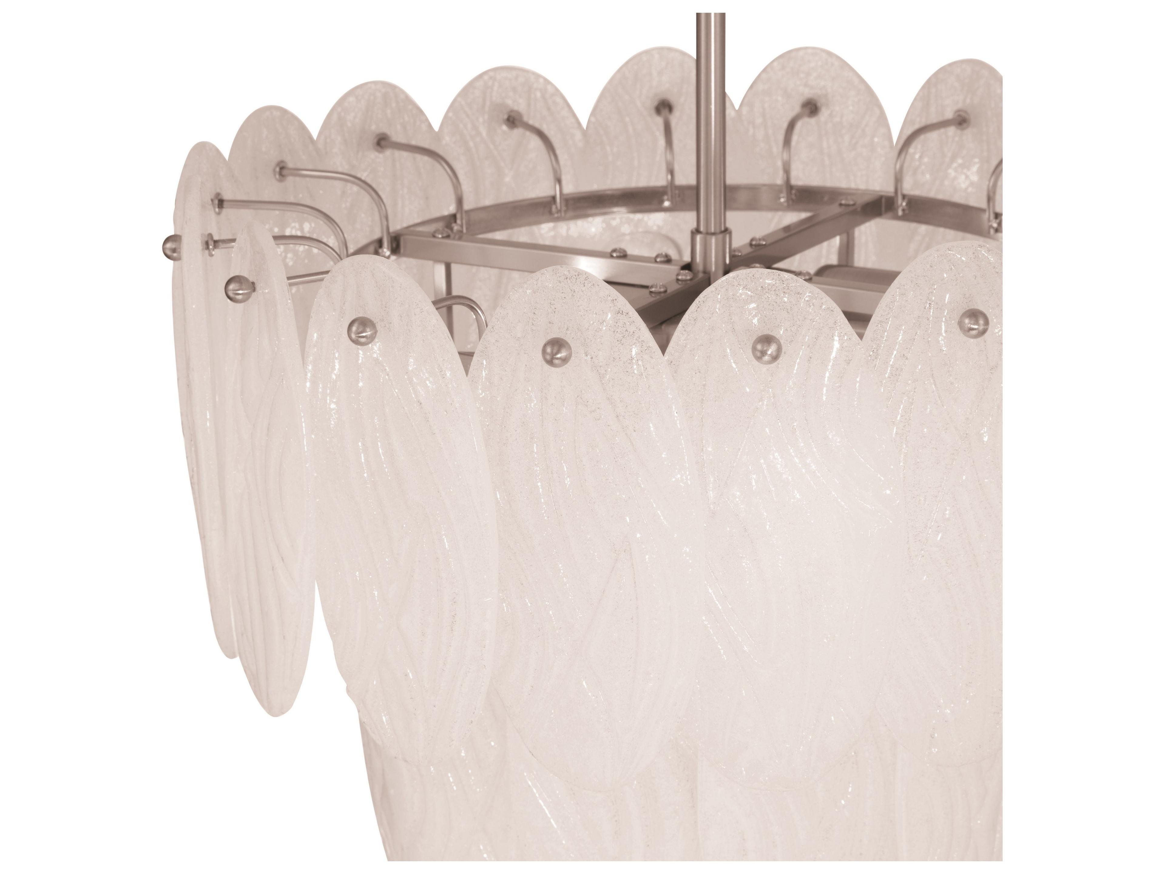 Artcraft Serena 13-Light Satin Nickel Round Tiered Chandelier
