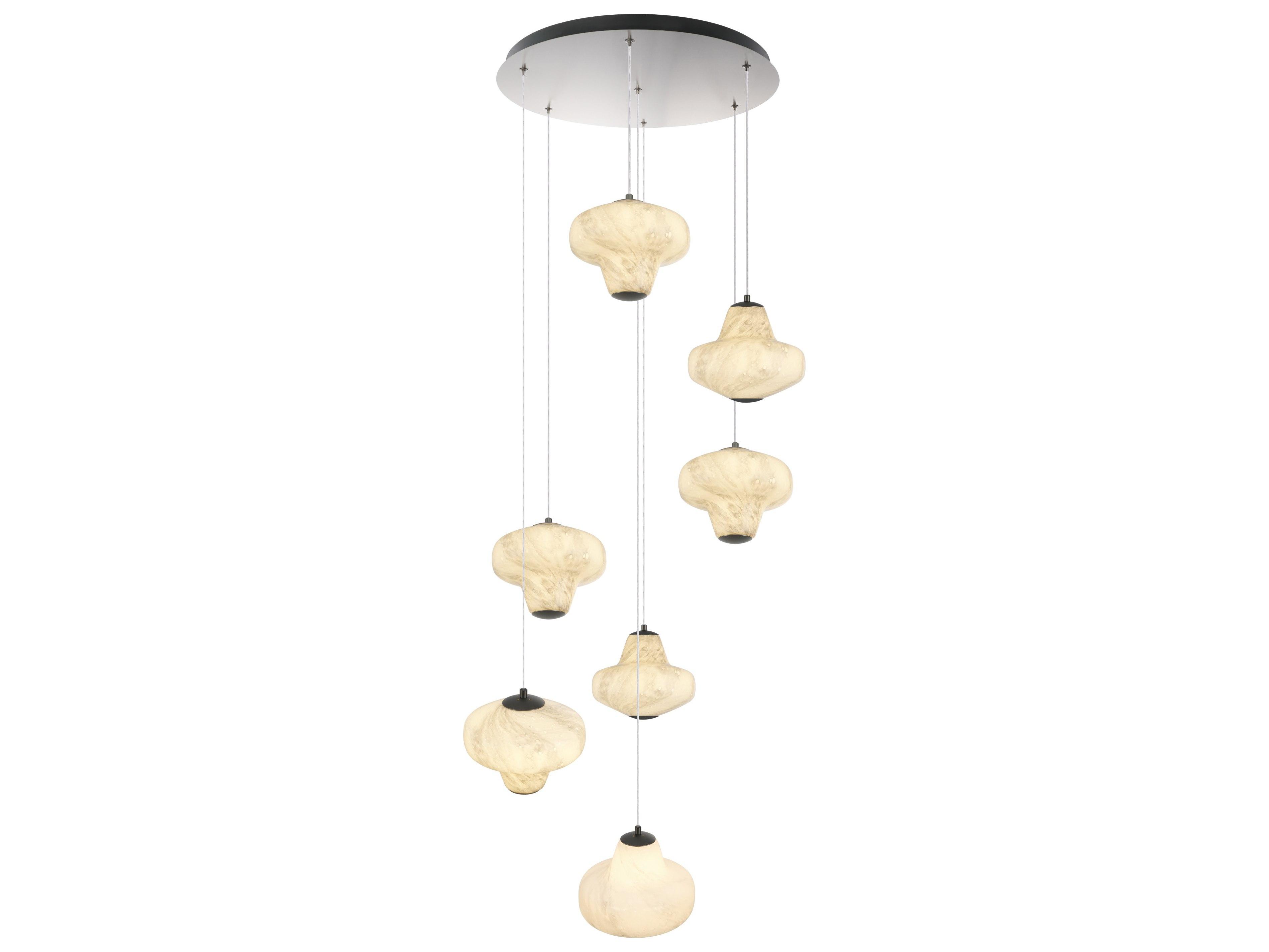 Artcraft Solara 7-Light Graphite Gray Pendant