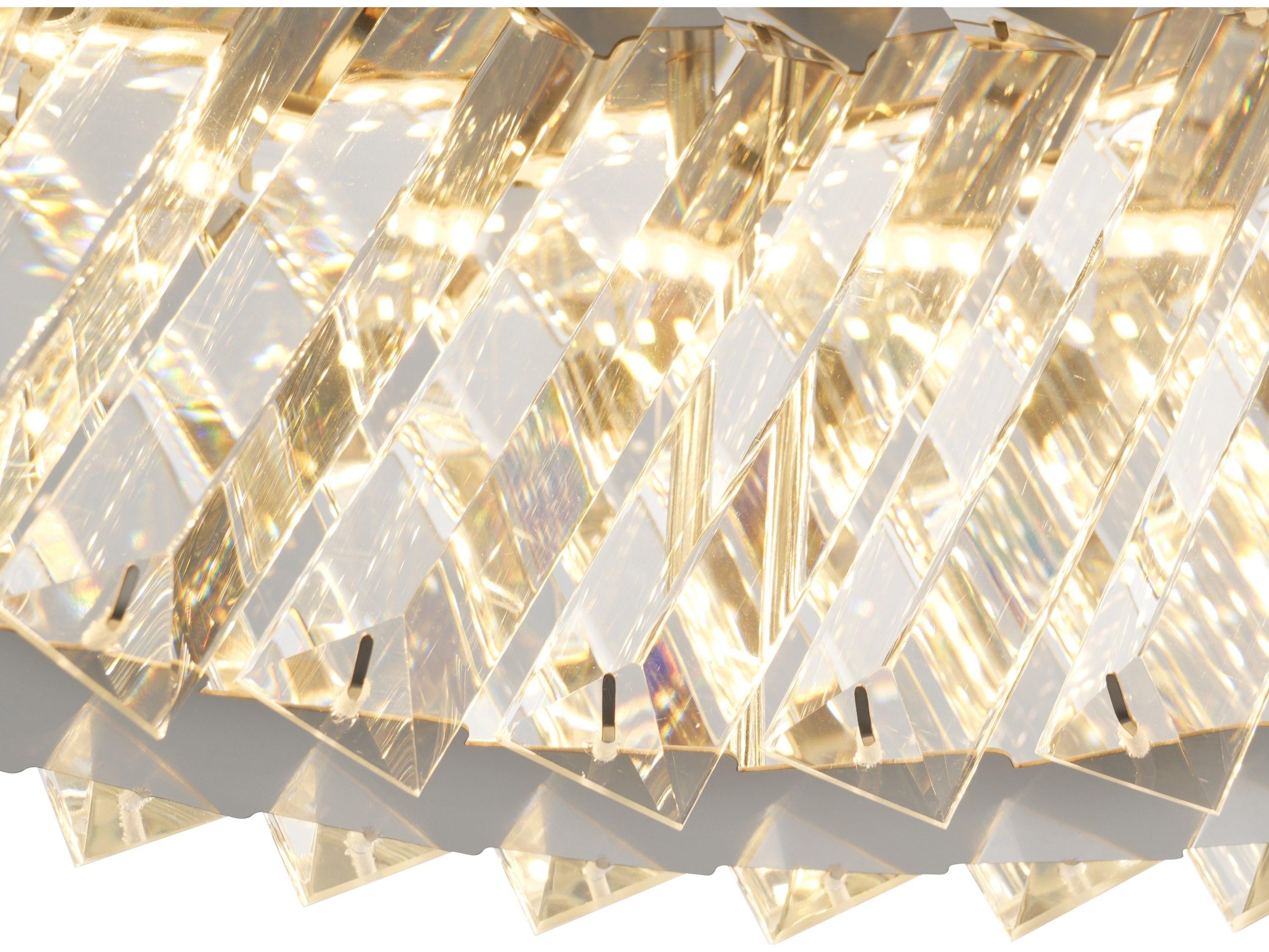 Artcraft Alya 1-Light Polished Nickel Round Flush Mount