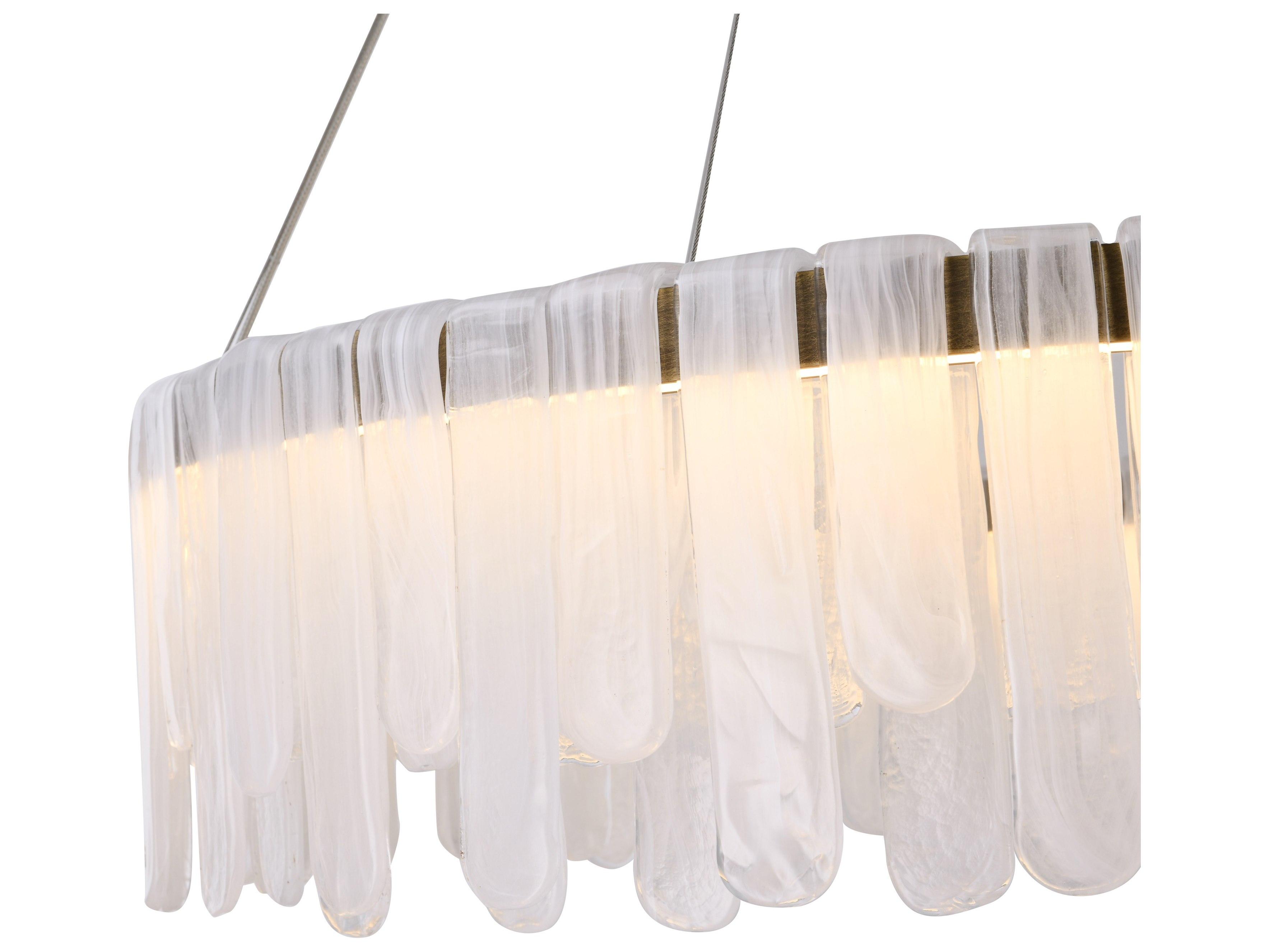 Artcraft Roselle 1-Light Legacy Brass Round Chandelier