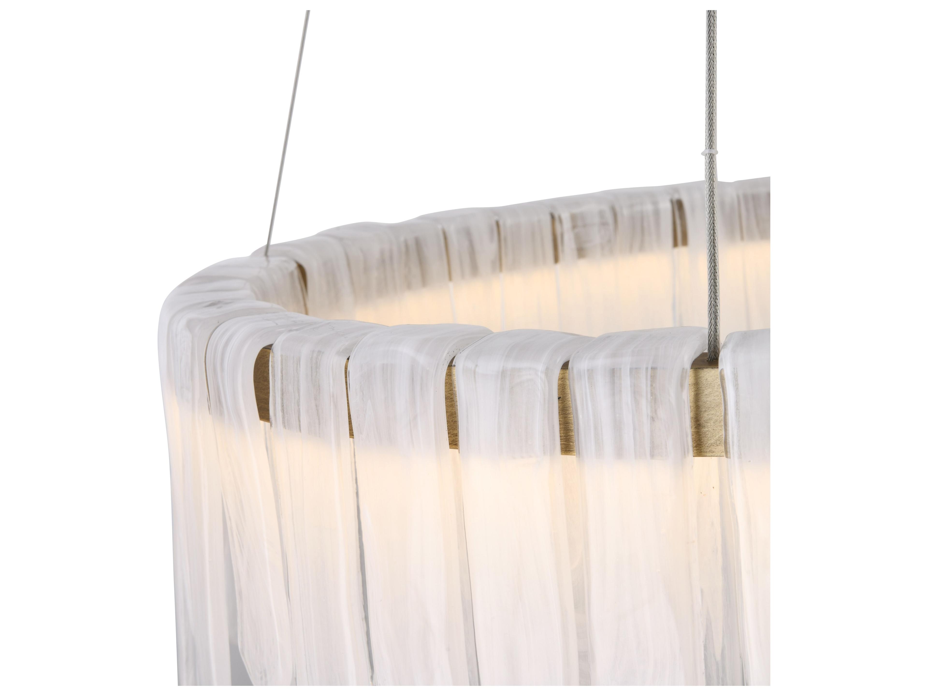 Artcraft Roselle 1-Light Legacy Brass Round Chandelier