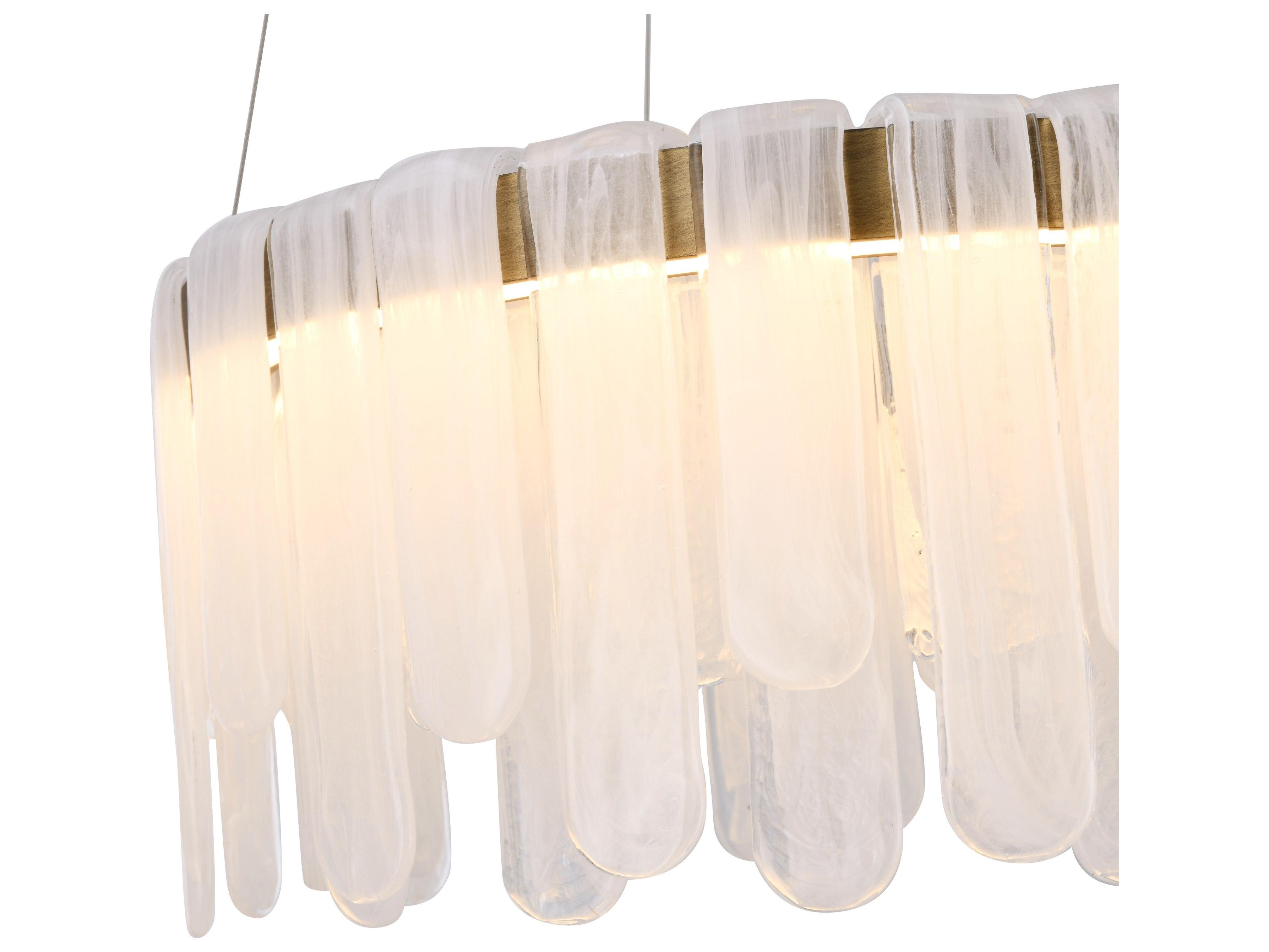 Artcraft Roselle 1-Light Legacy Brass Round Chandelier