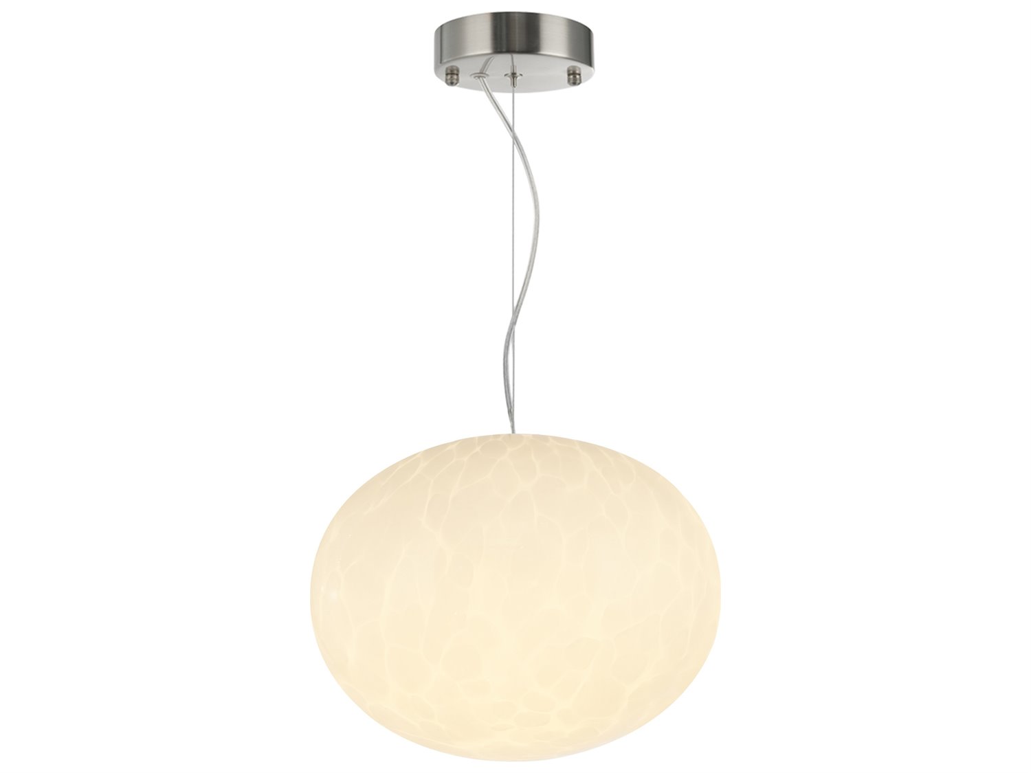 Artcraft Portico 1-Light Satin Nickel Globe Pendant