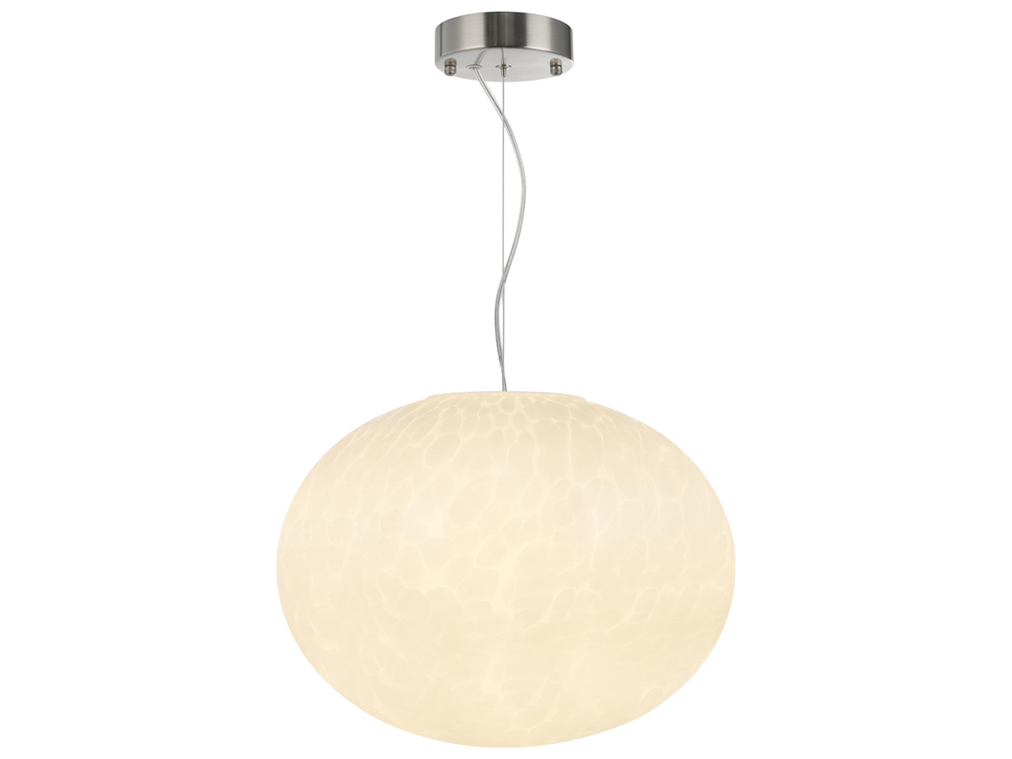 Artcraft Portico 1-Light Satin Nickel Globe Pendant