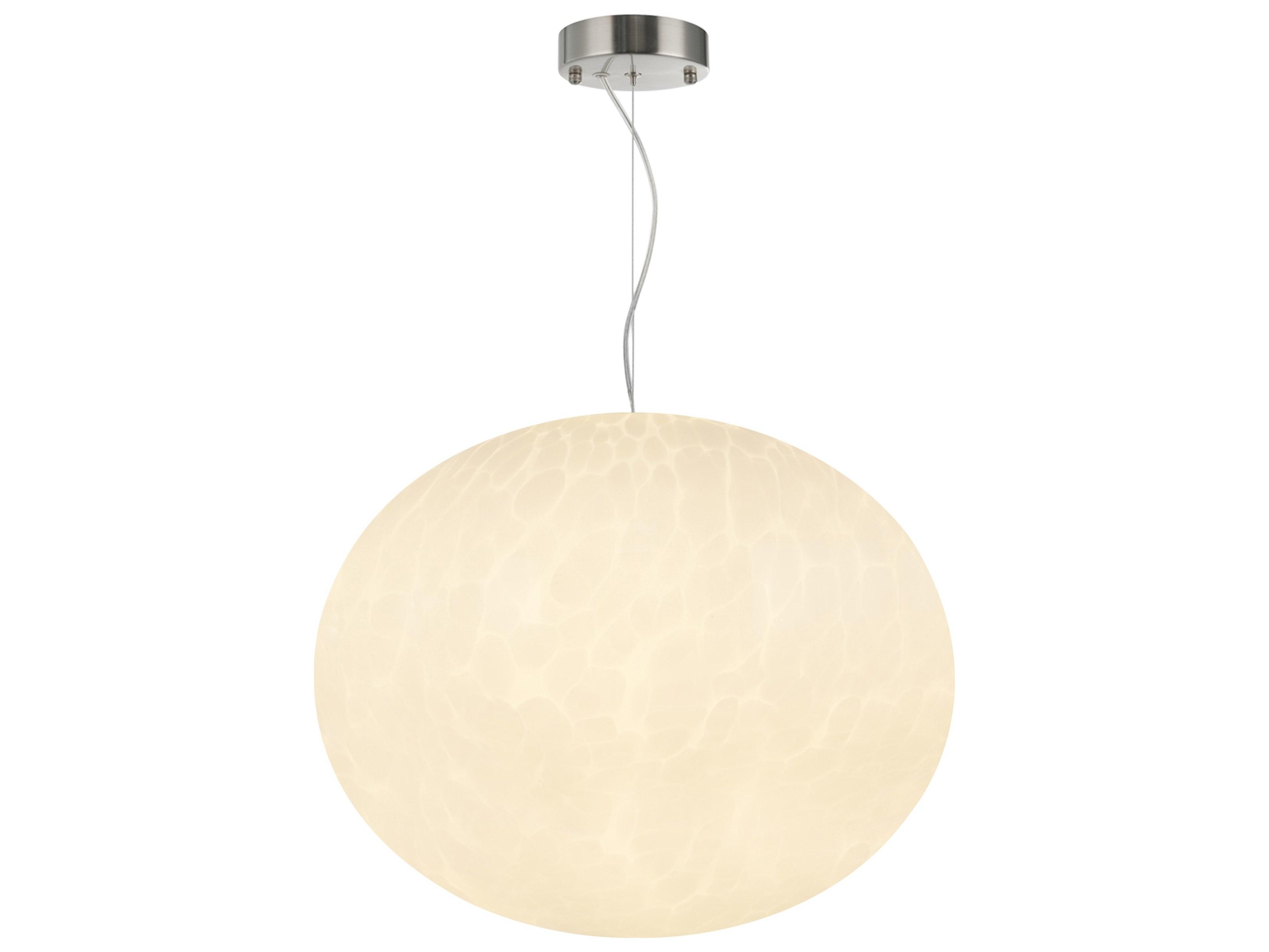 Artcraft Portico 1-Light Satin Nickel Globe Pendant