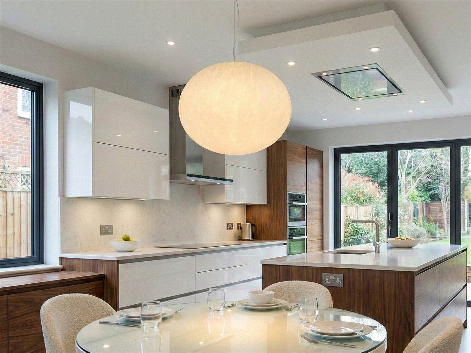 Artcraft Portico 1-Light Satin Nickel Globe Pendant