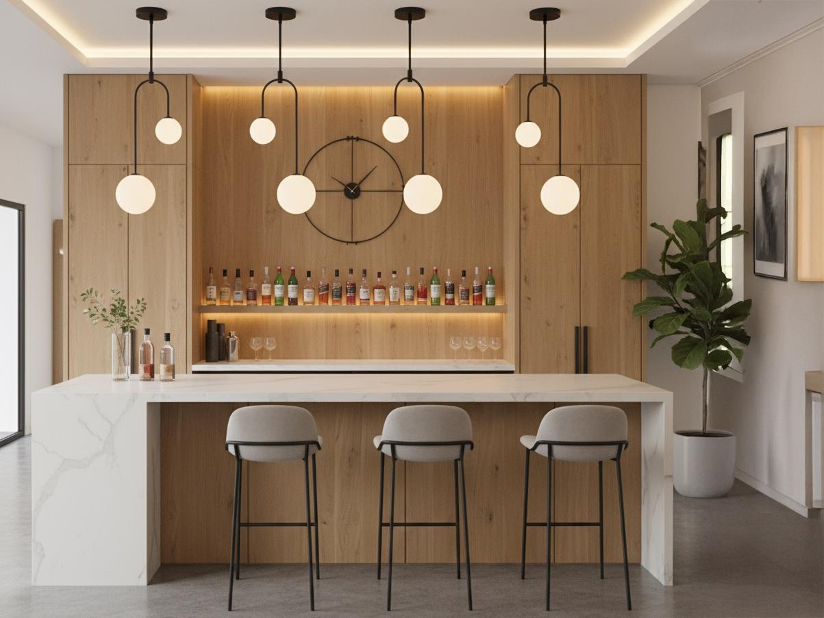 Artcraft Comet 2-Light Semi Matte Black Glass LED Globe Pendant