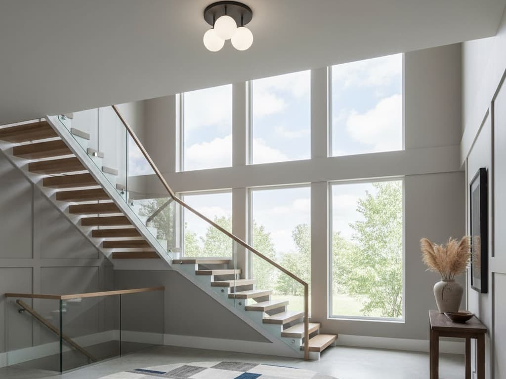 Artcraft Comet 3-Light Semi Matte Black Glass LED Globe Flush Mount