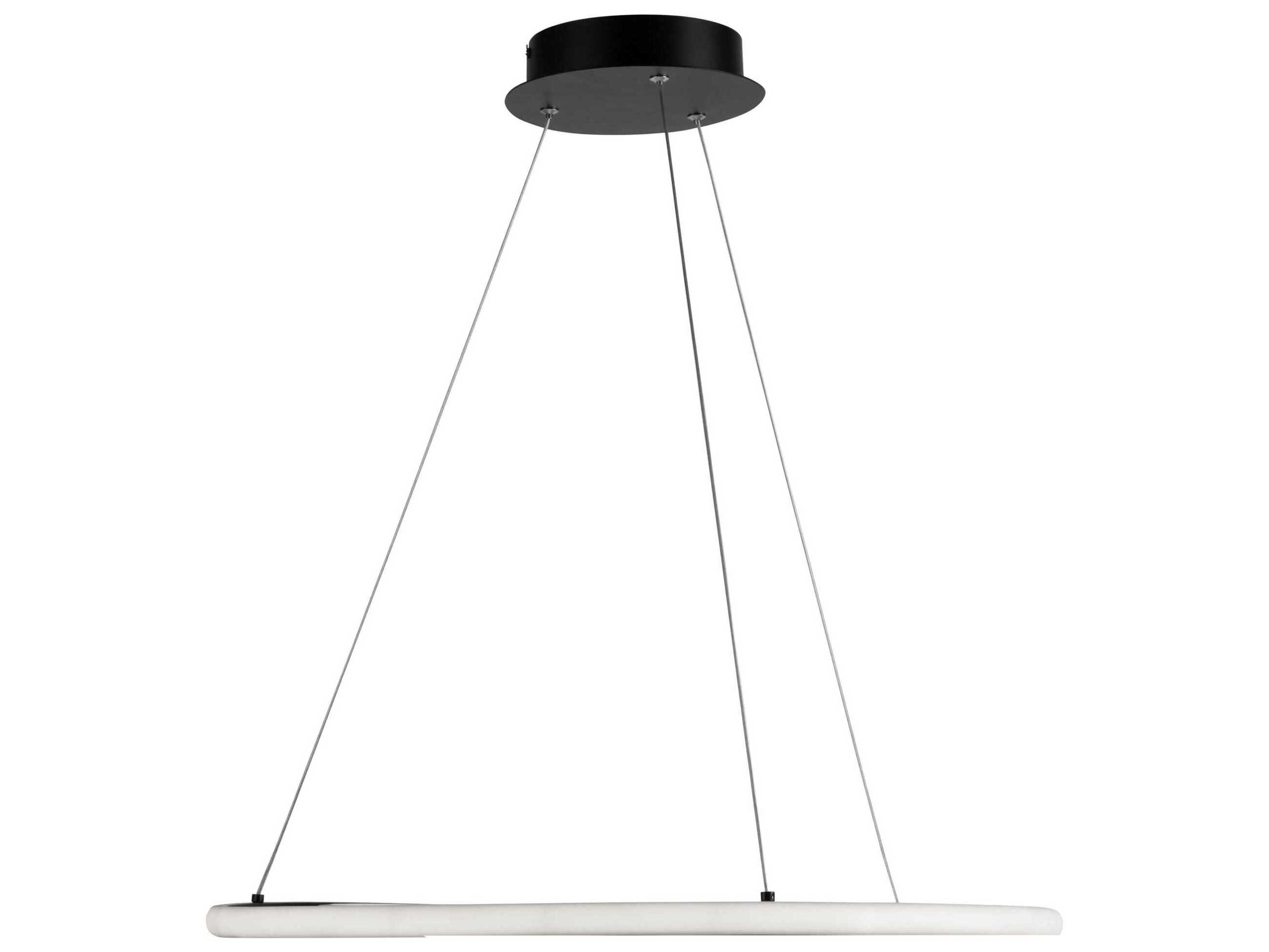 Artcraft Gemini Black Nickel LED Round Pendant